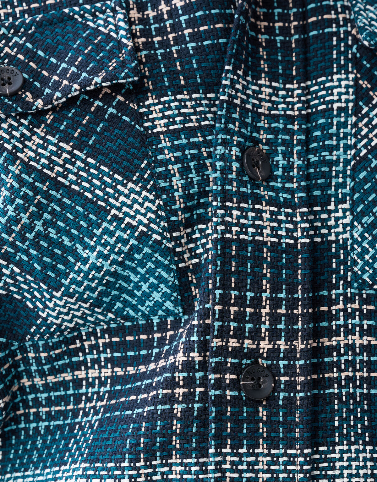 Heavy Ruiten Overshirt Groen SHOEBY MEN