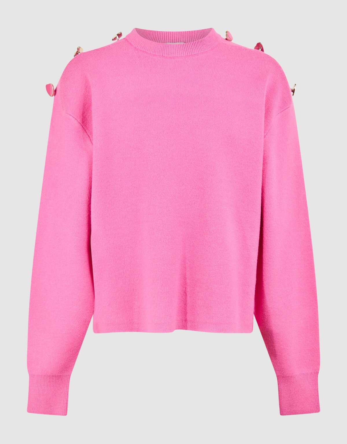 Button Trui Roze SHOEBY GIRLS