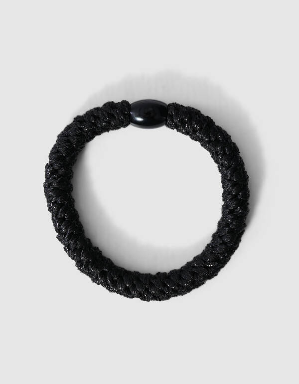 Lurex Haarelastiek Zwart SHOEBY ACCESSOIRES