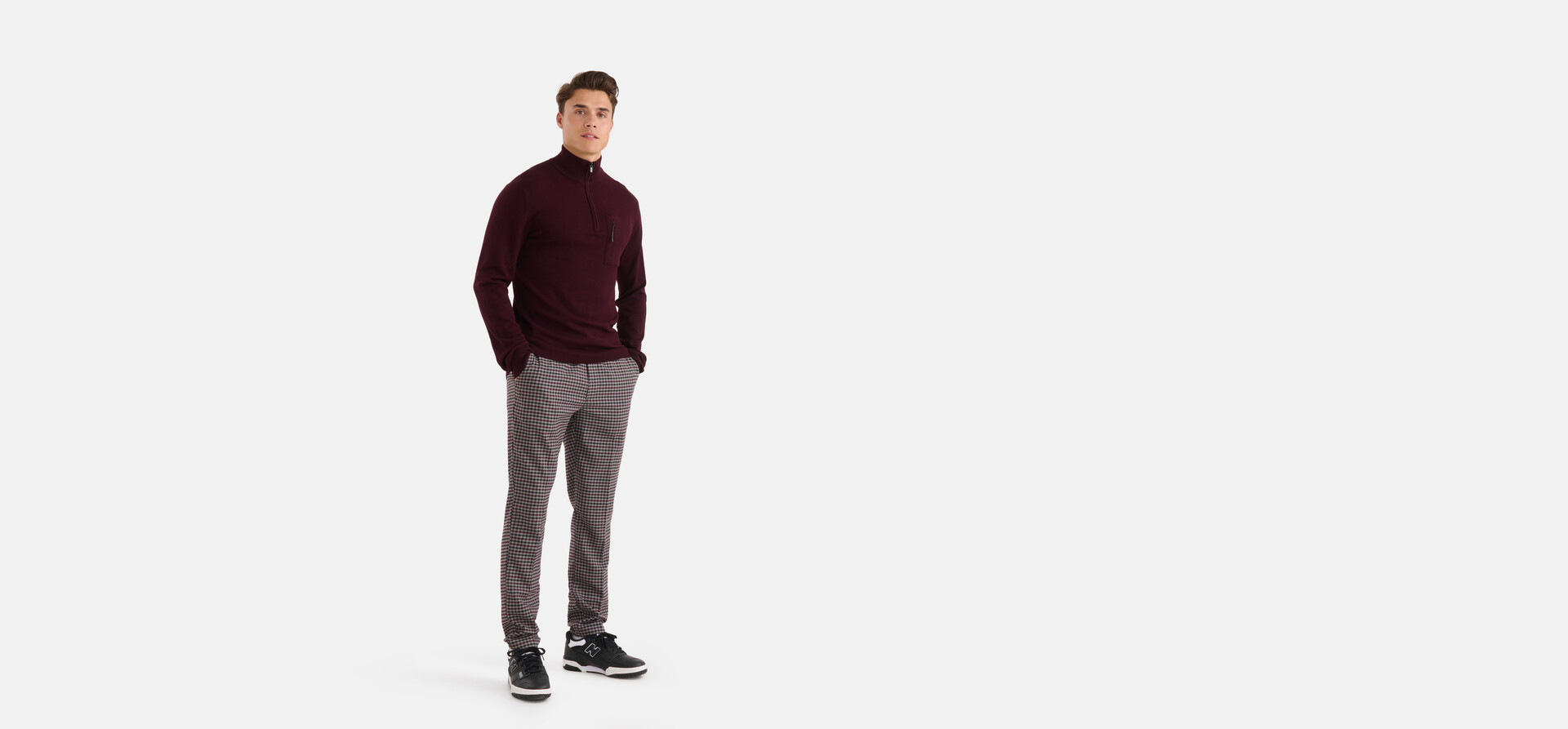 Ruiten Joggingbroek Grijs SHOEBY MEN