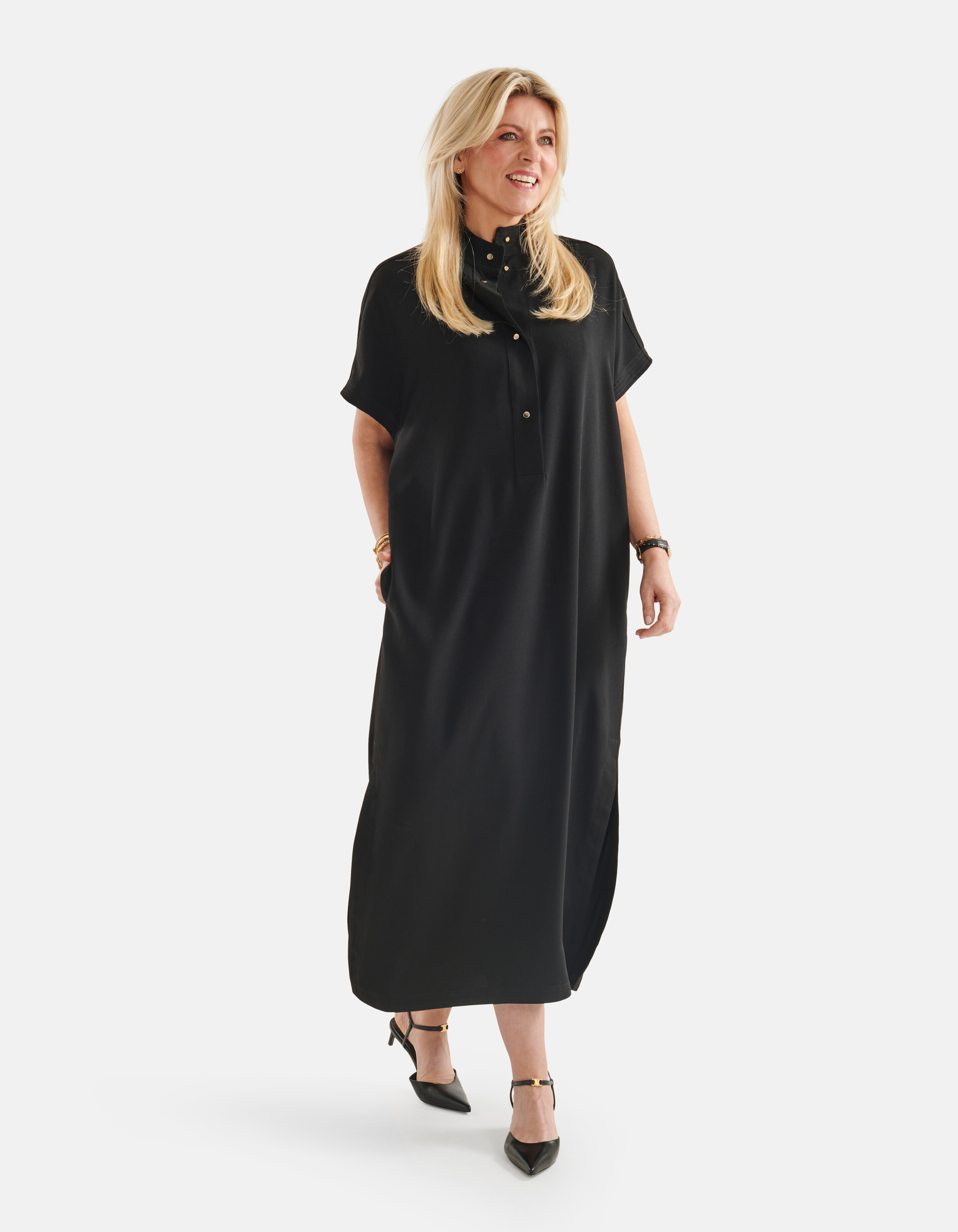 Kaftan Jurk Zwart By Lonneke SHOEBY WOMEN
