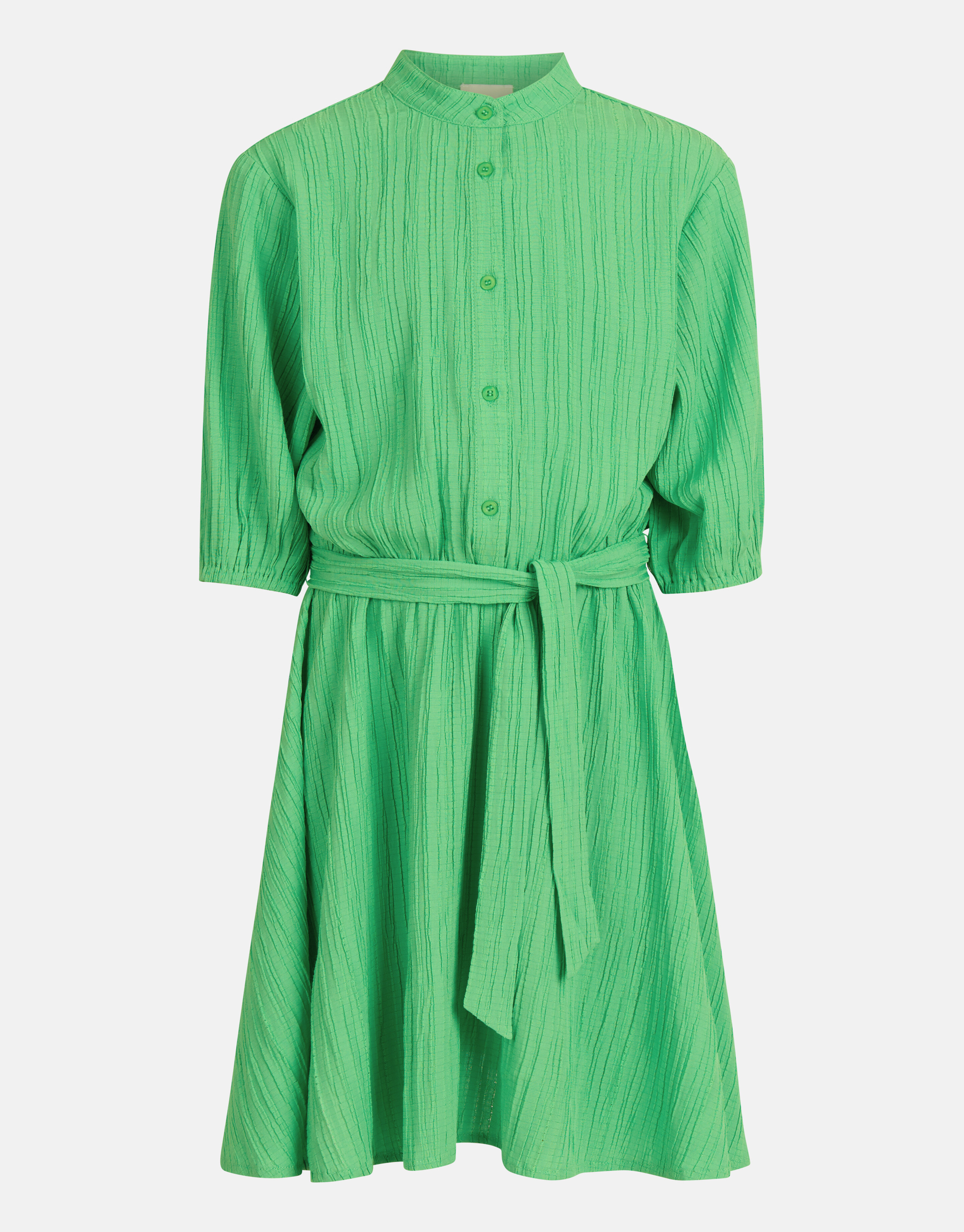 Plisse Jurk Groen SHOEBY GIRLS