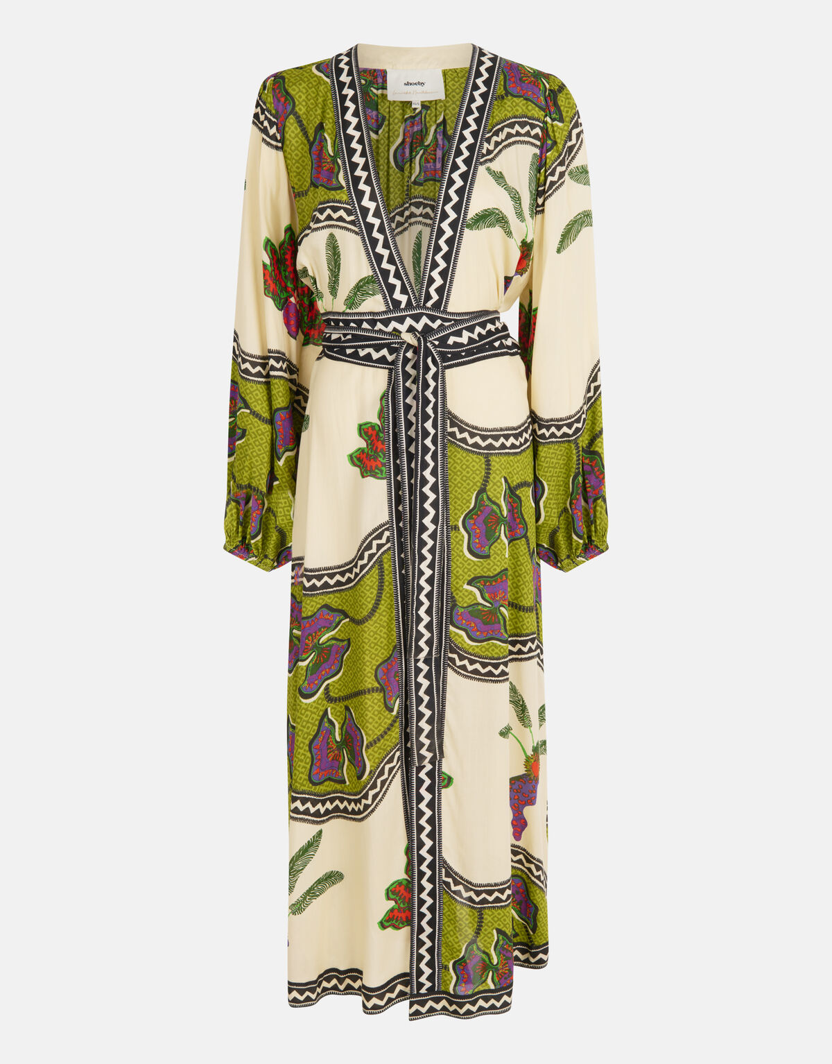 Printed Wrap Jurk By Lonneke SHOEBY WOMEN