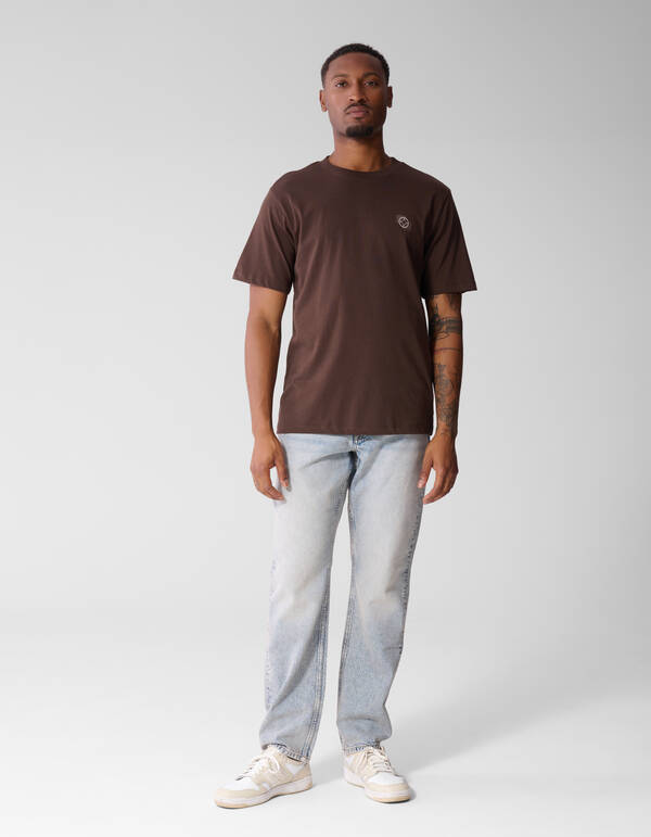 Artwork T-shirt Donkerbruin SHOEBY MEN