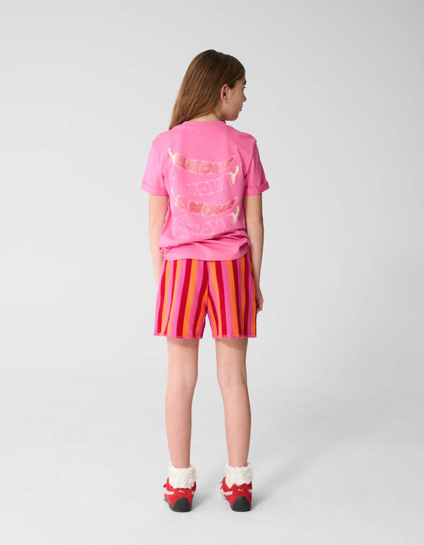Striped Short Roze SHOEBY GIRLS