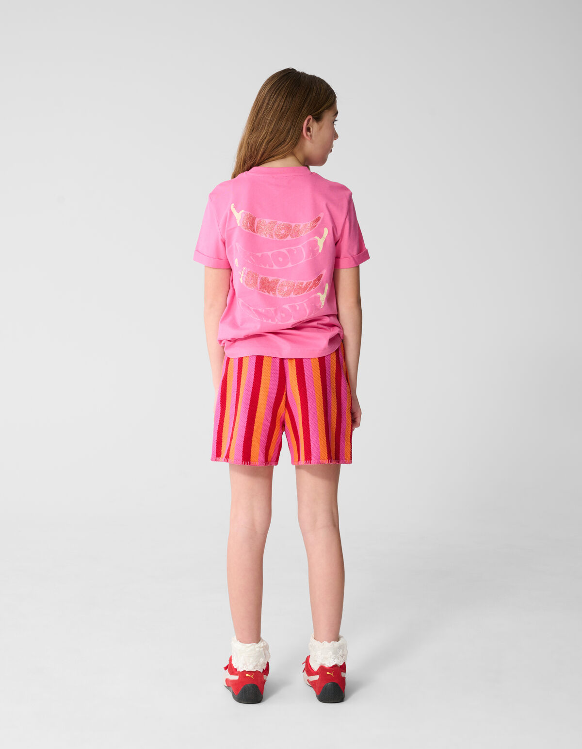 Striped Short Roze SHOEBY GIRLS
