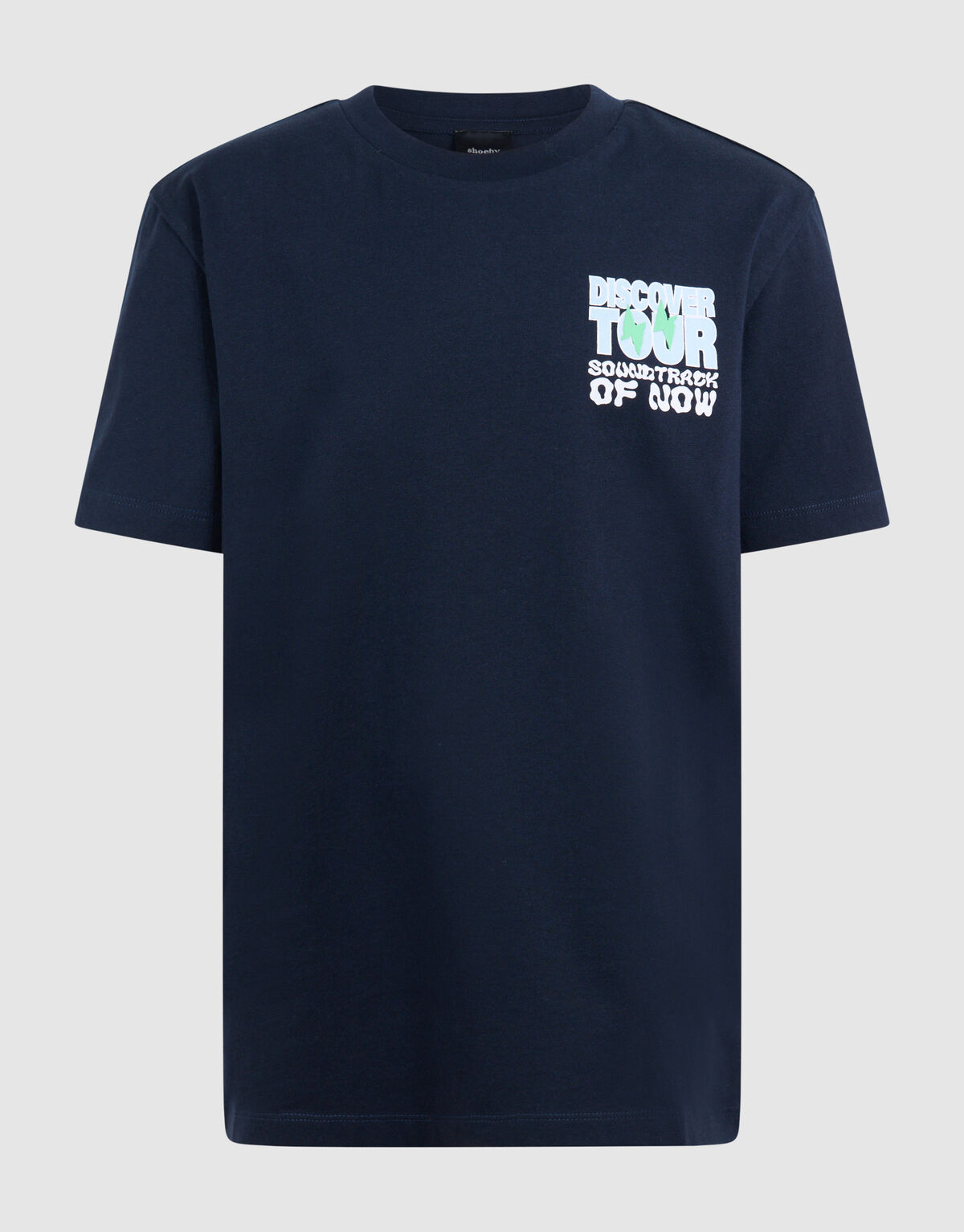 Tour Artwork T-shirt Donkerblauw SHOEBY BOYS