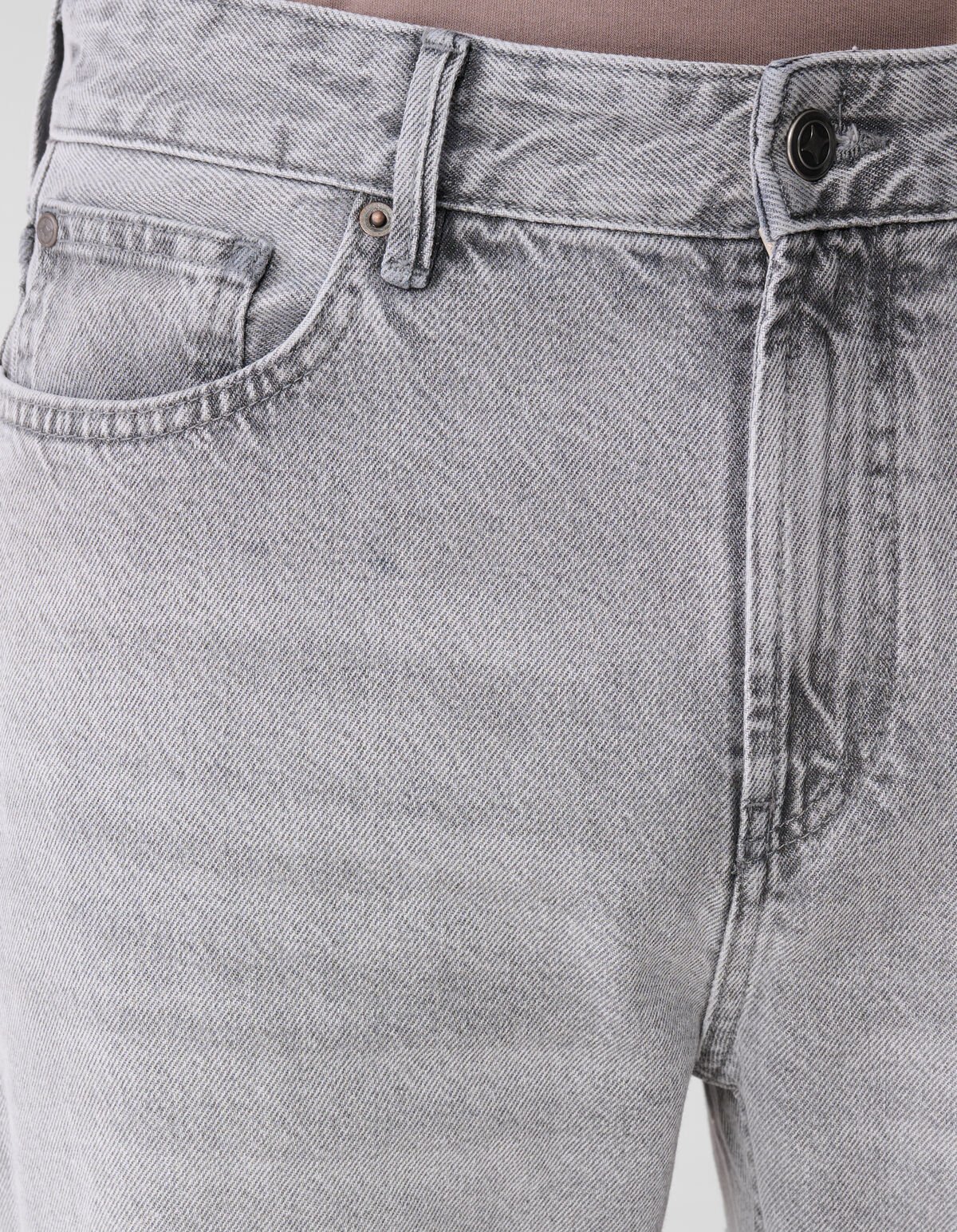 Relaxed Fit Jeans Lichtgrijs L32 SHOEBY MEN