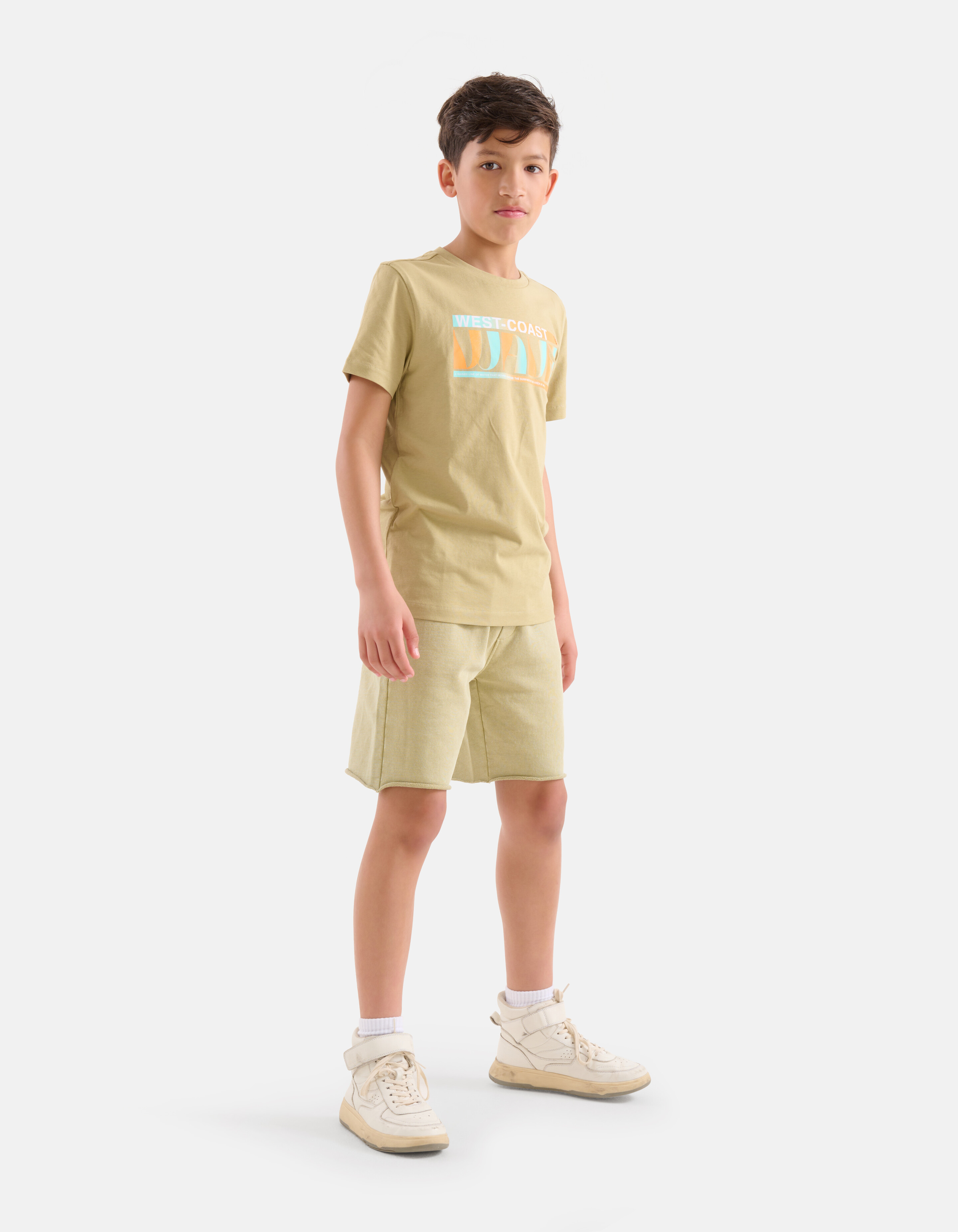 Print T-shirt Zand SHOEBY BOYS
