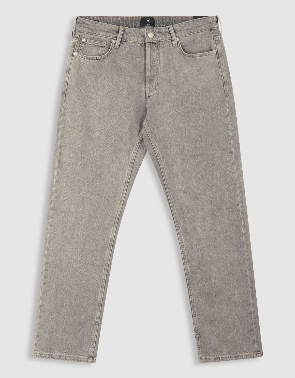 Modern Straight Fit Jeans Zand L32 SHOEBY MEN