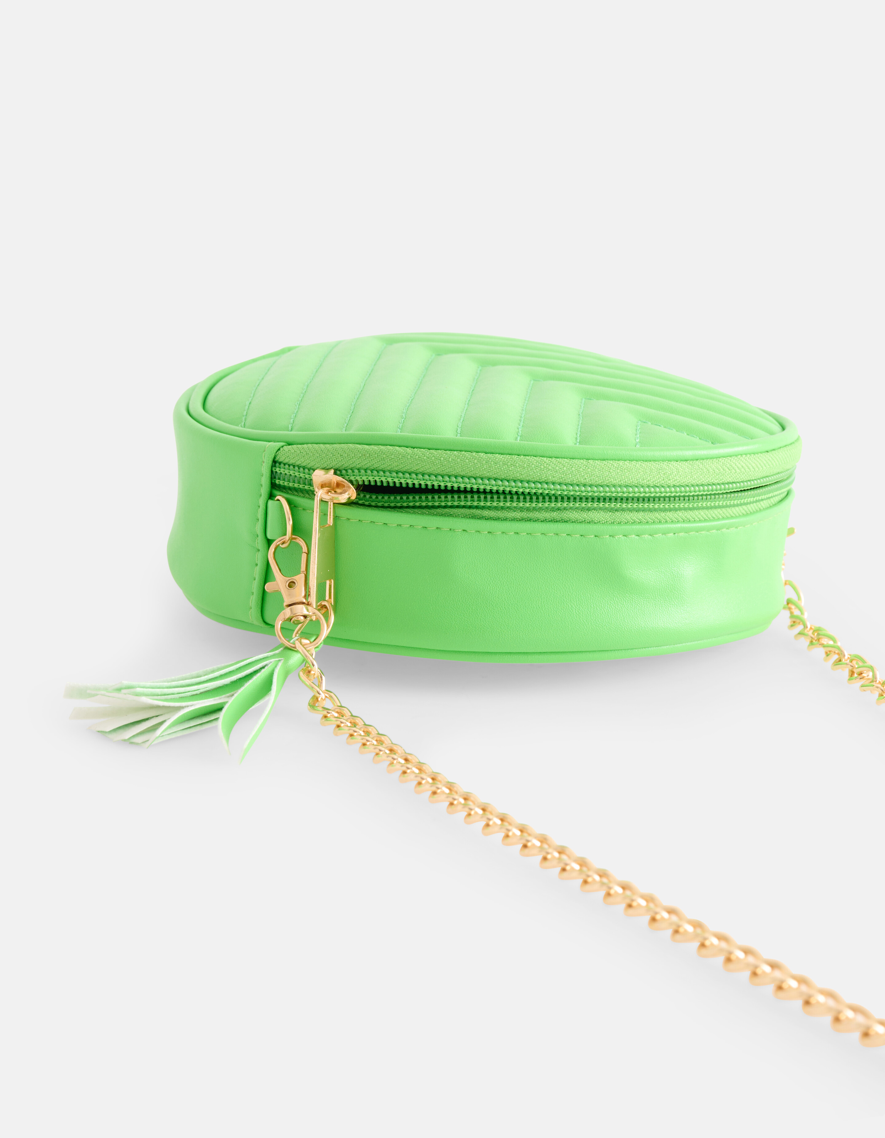 Ronde Padded Tas Groen SHOEBY ACCESSOIRES
