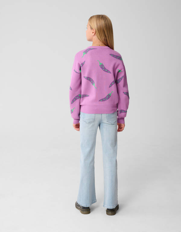 Peper Artwork Trui Roze SHOEBY GIRLS