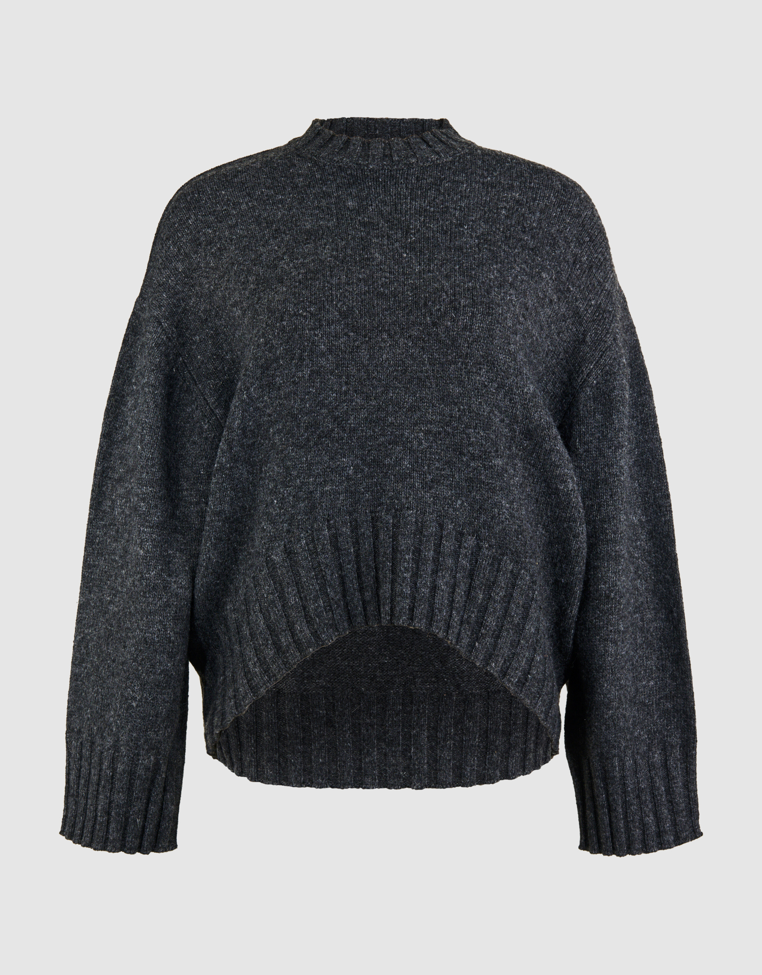 Oversized Gebreide Trui Donkergrijs By Mieke SHOEBY WOMEN