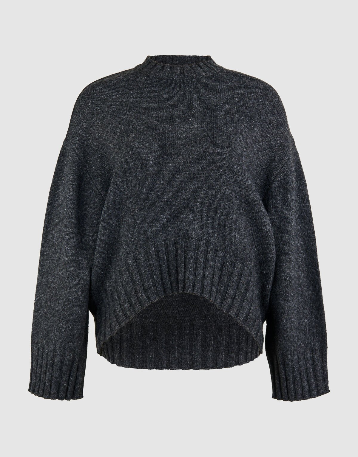 Oversized Gebreide Trui Donkergrijs By Mieke SHOEBY WOMEN
