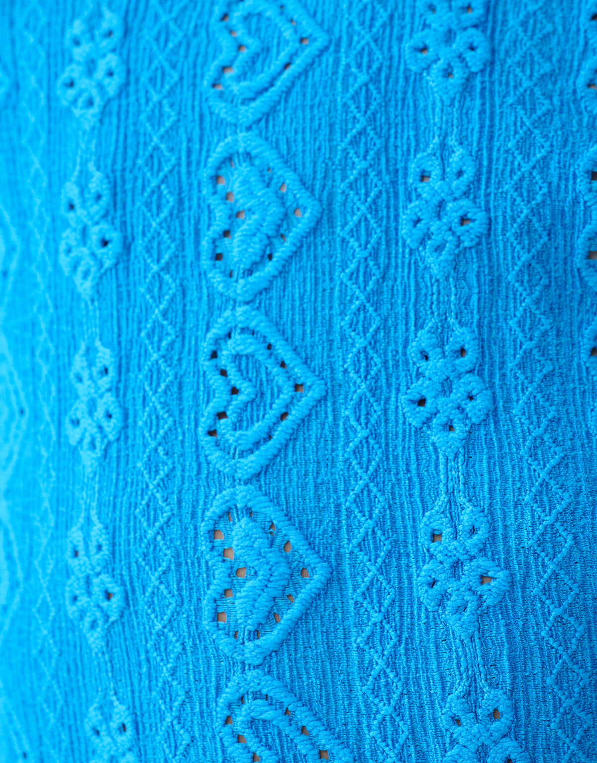 Embroidery Top Blauw SHOEBY GIRLS