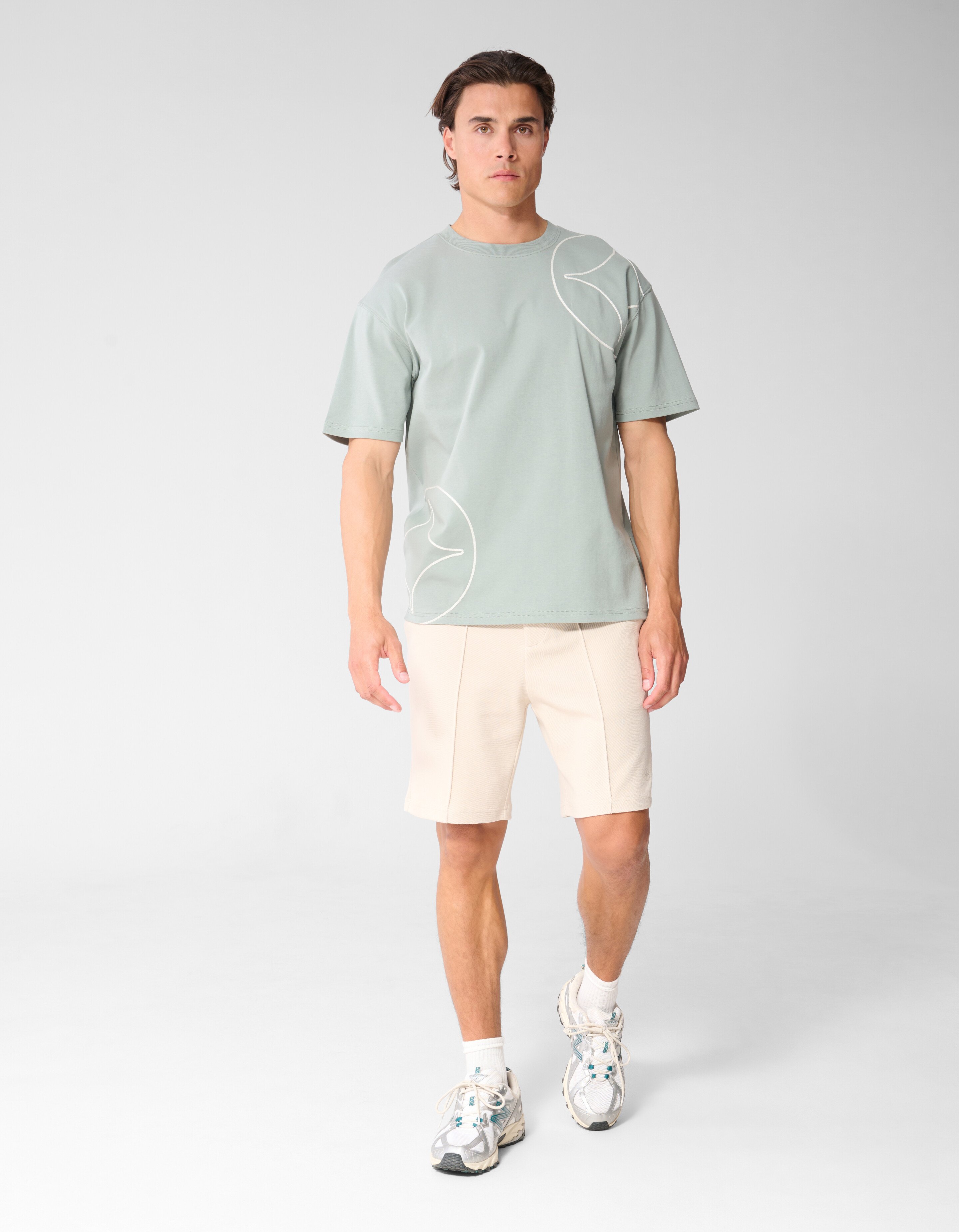 Structuur Regular Fit Short Zand SHOEBY MEN