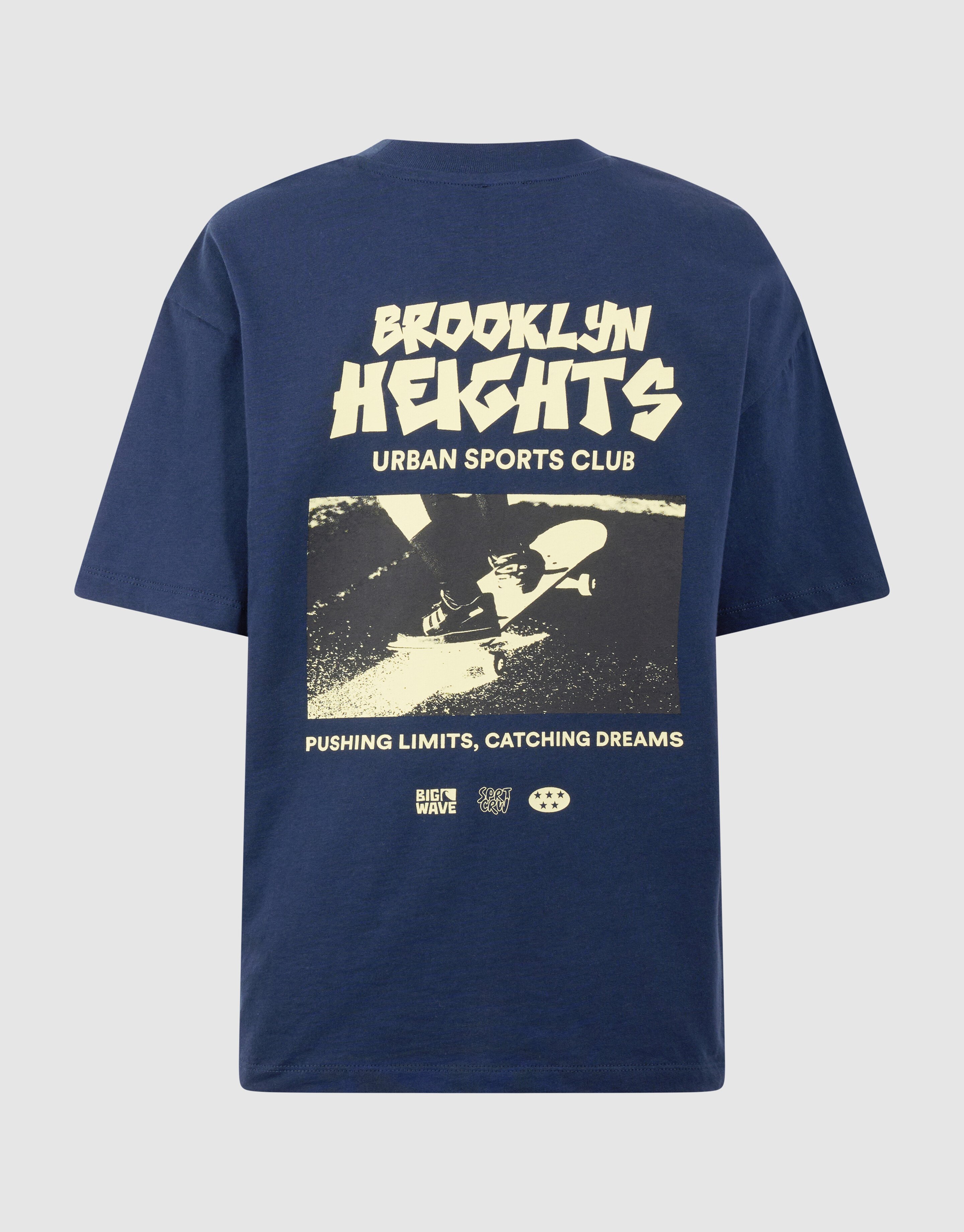 Brooklyn Artwork T-shirt Donkerblauw SHOEBY BOYS