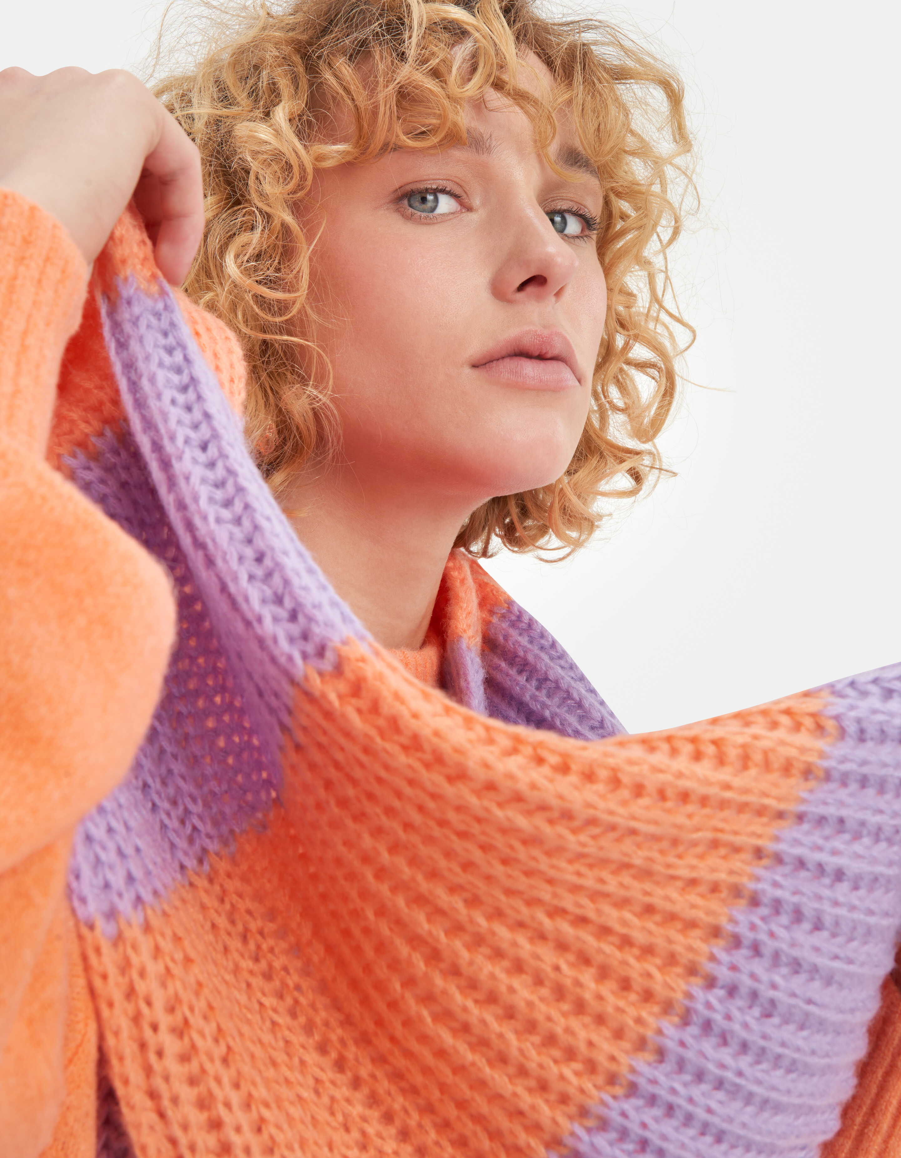 Knitted Two Tone Sjaal ACCESSOIRES SHOEBY