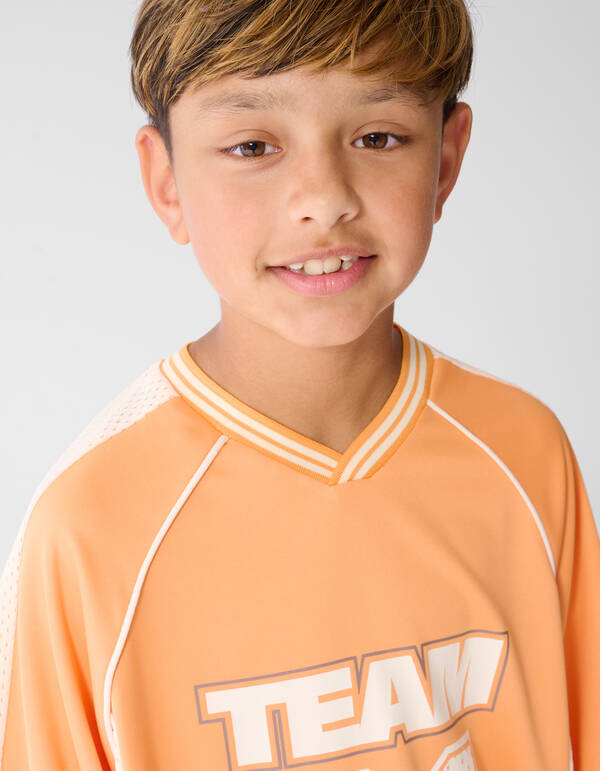 Baseball T-shirt Oranje SHOEBY BOYS