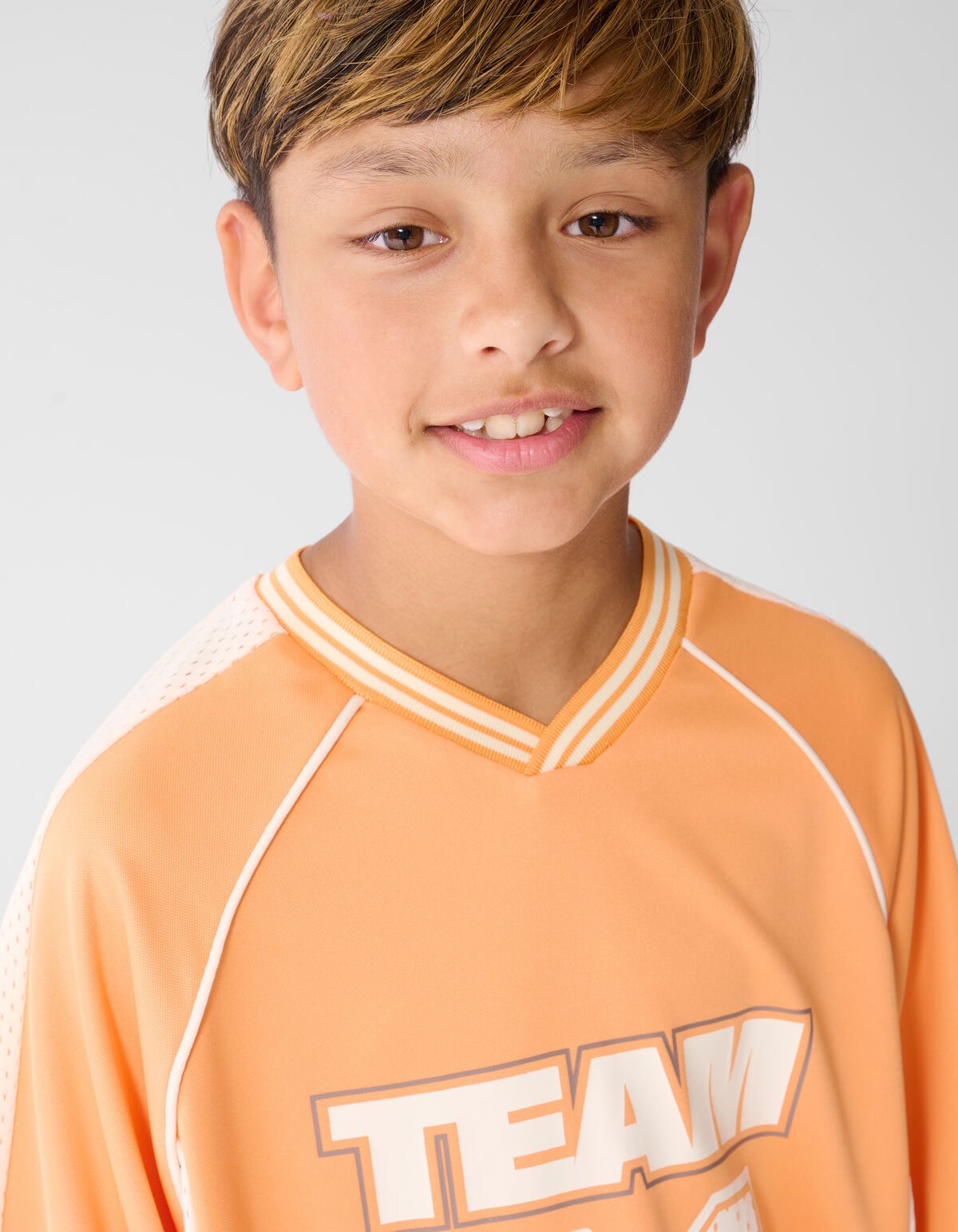 Baseball T-shirt Oranje SHOEBY BOYS