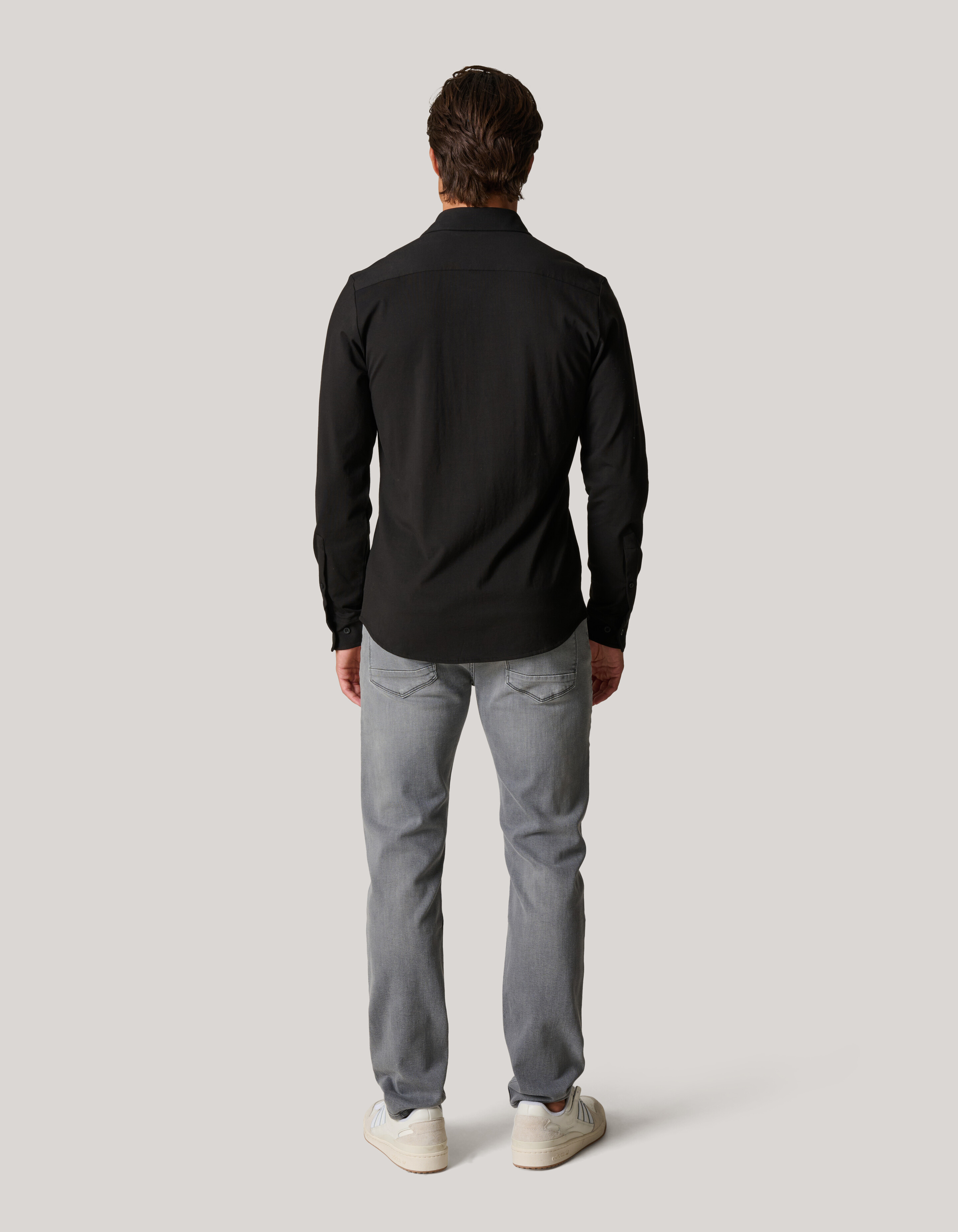 Jersey Overhemd Zwart SHOEBY MEN