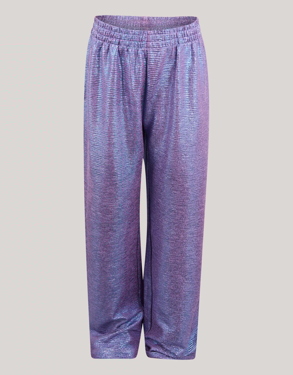 Metallic Wide Leg Broek Paars SHOEBY GIRLS