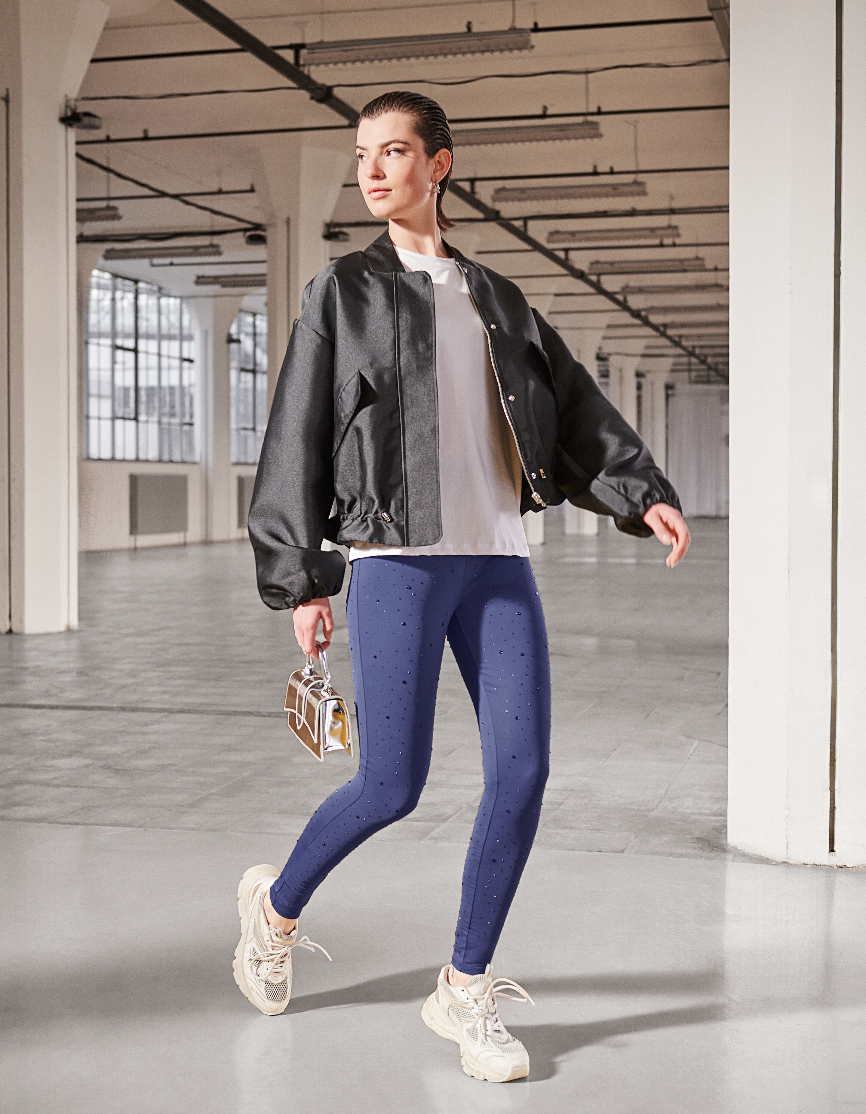 Strass Legging Blauw SHOEBY WOMEN