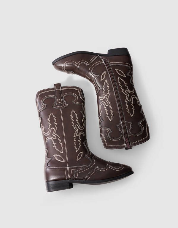 Heart Buckle Laarzen Bruin SHOEBY SHOES