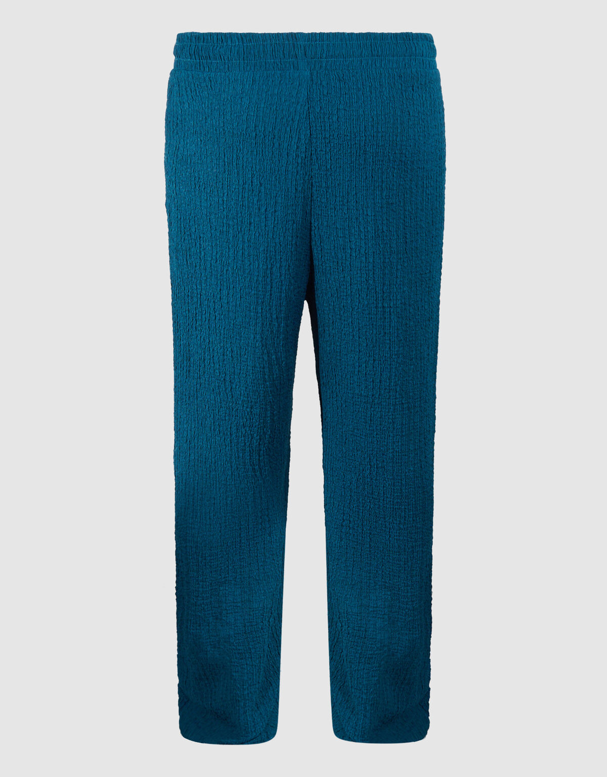 Crinkle Wide Leg Broek Donkerblauw SHOEBY WOMEN