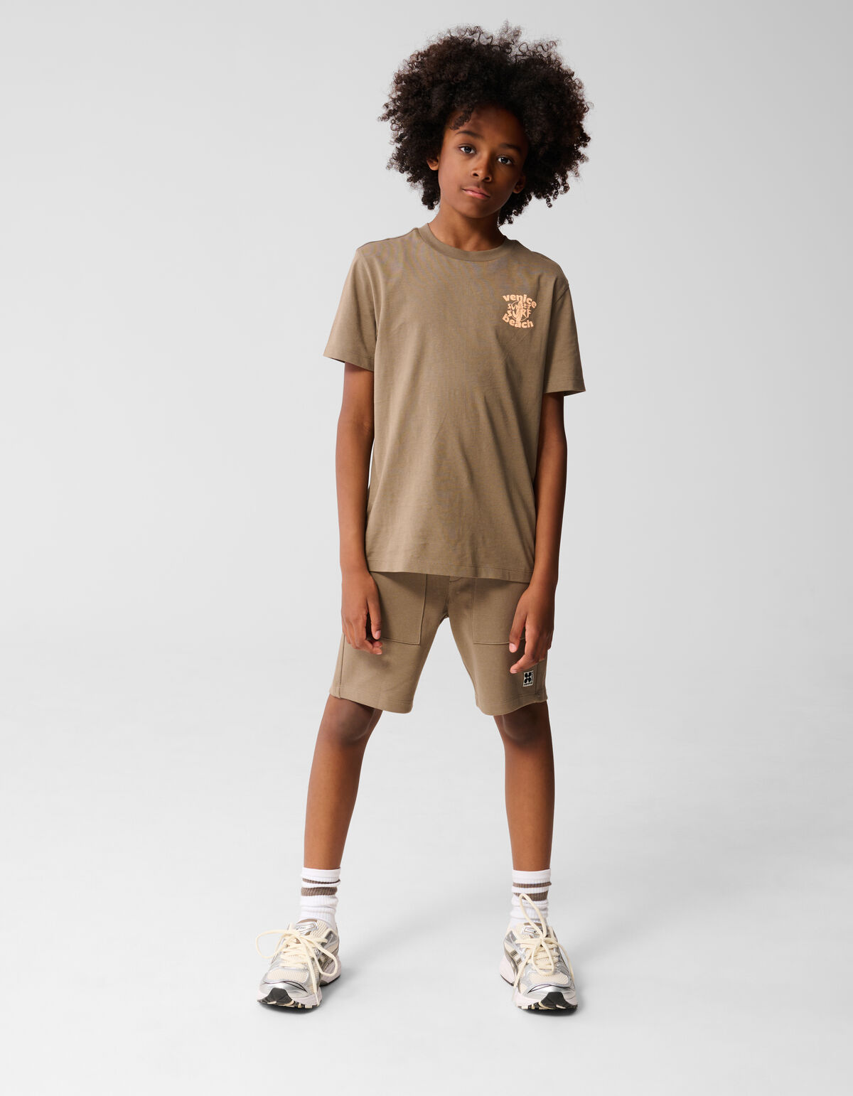 Venice Artwork T-shirt Bruin SHOEBY BOYS