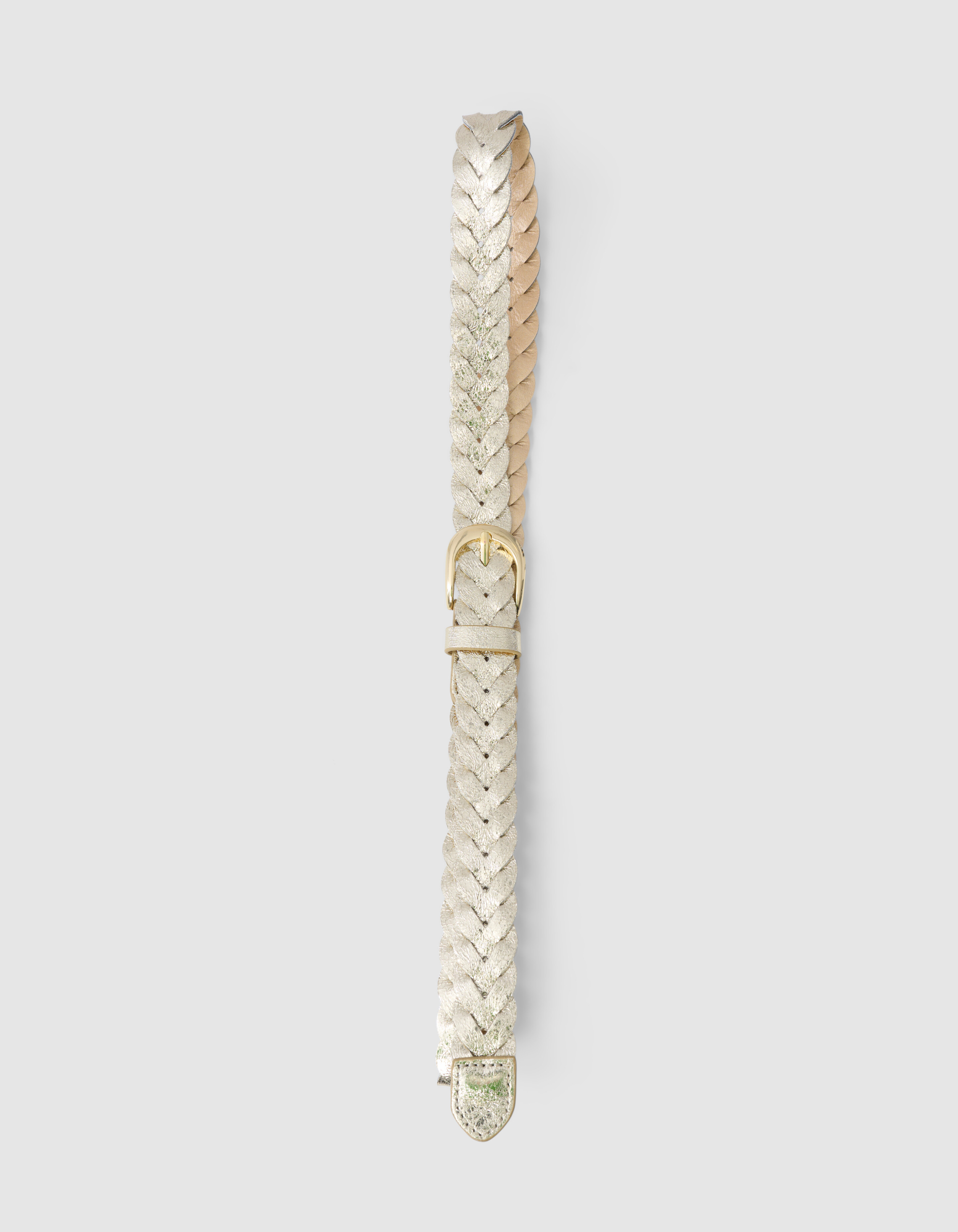 Metallic Gevlochten Riem Goud SHOEBY ACCESSOIRES