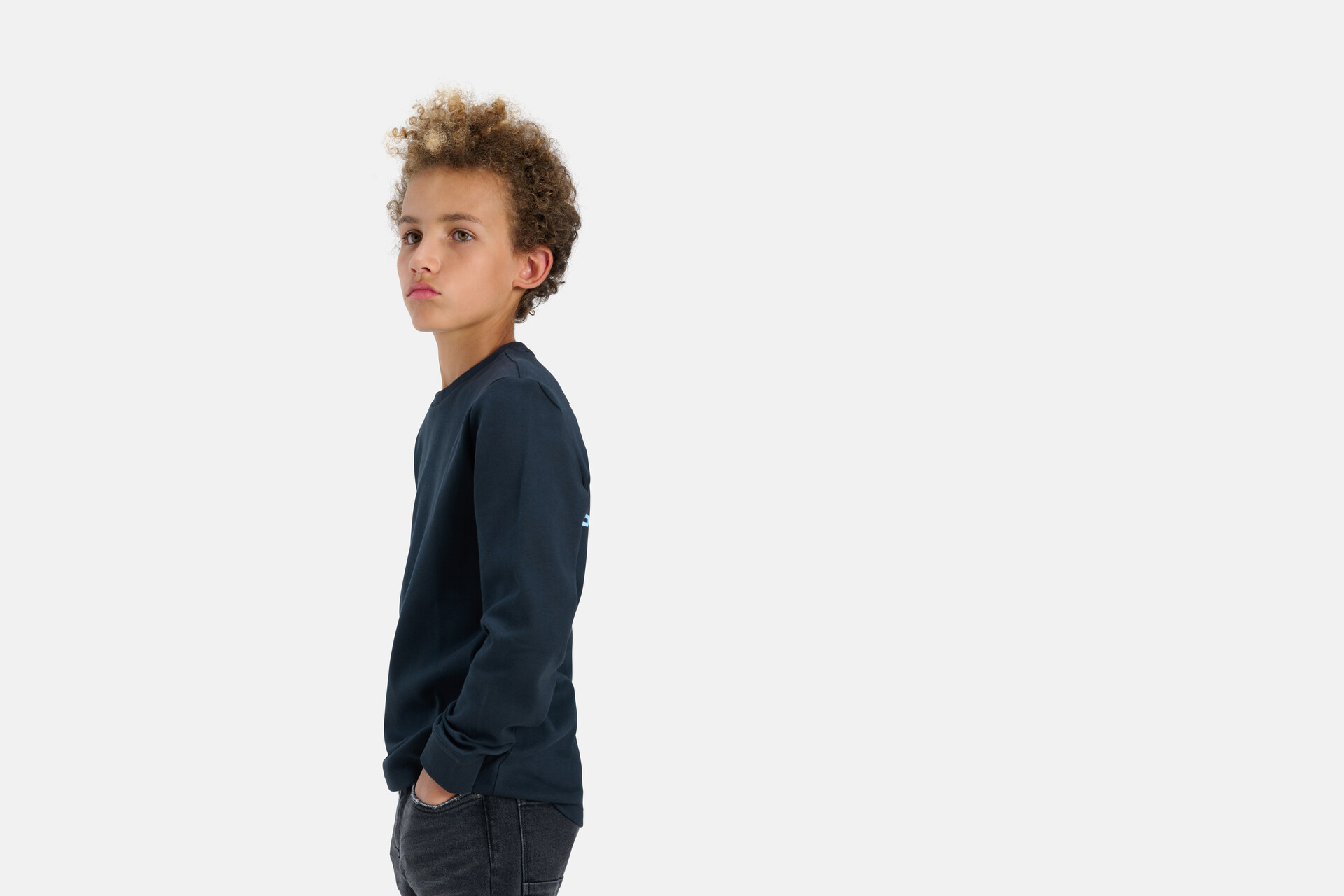 Lange Mouwen T-shirt Donkergrijs SHOEBY BOYS