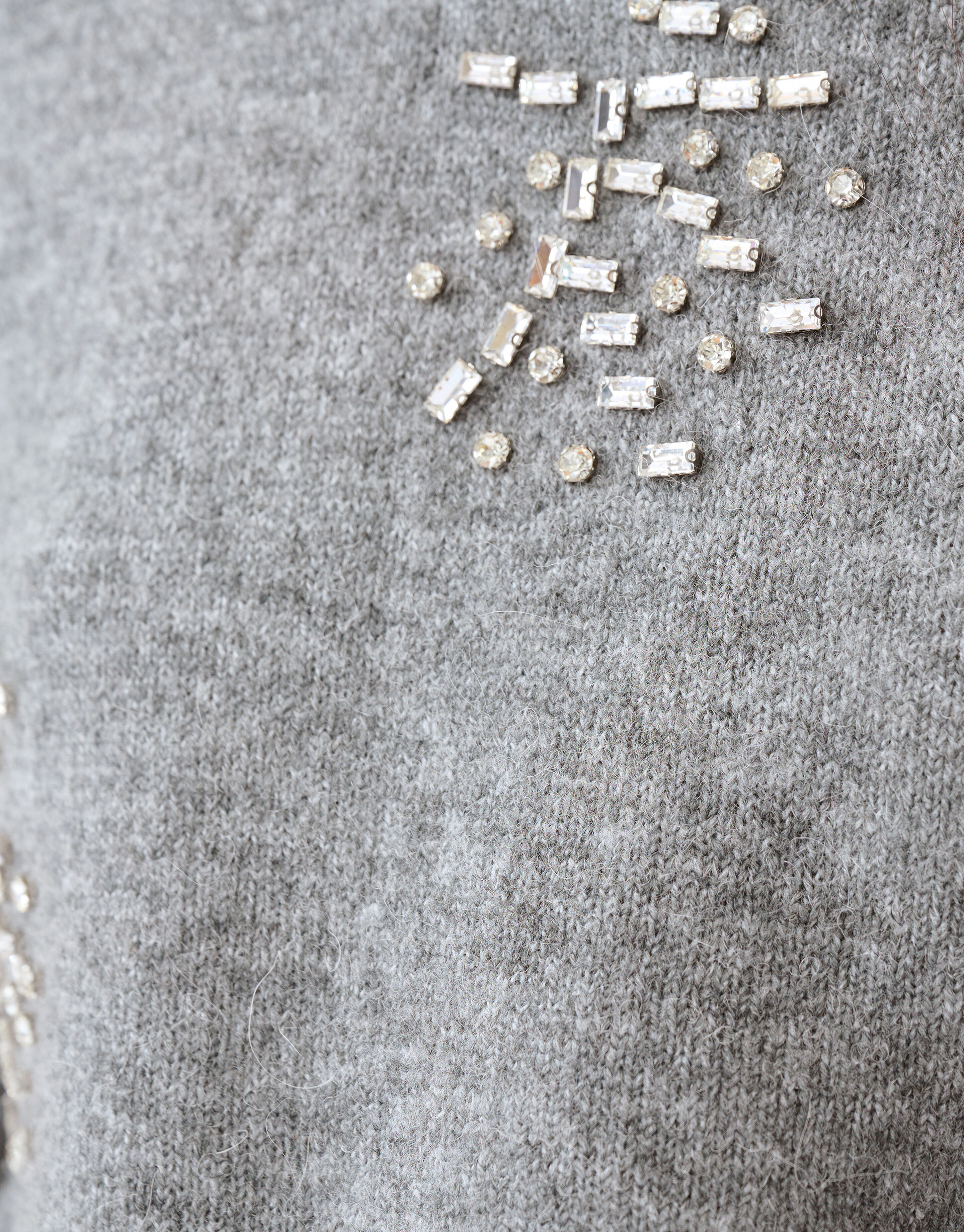 Embellished Trui Grijs By Fred SHOEBY WOMEN