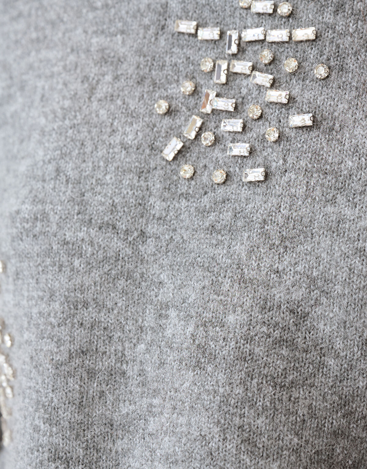 Embellished Trui Grijs By Fred SHOEBY WOMEN