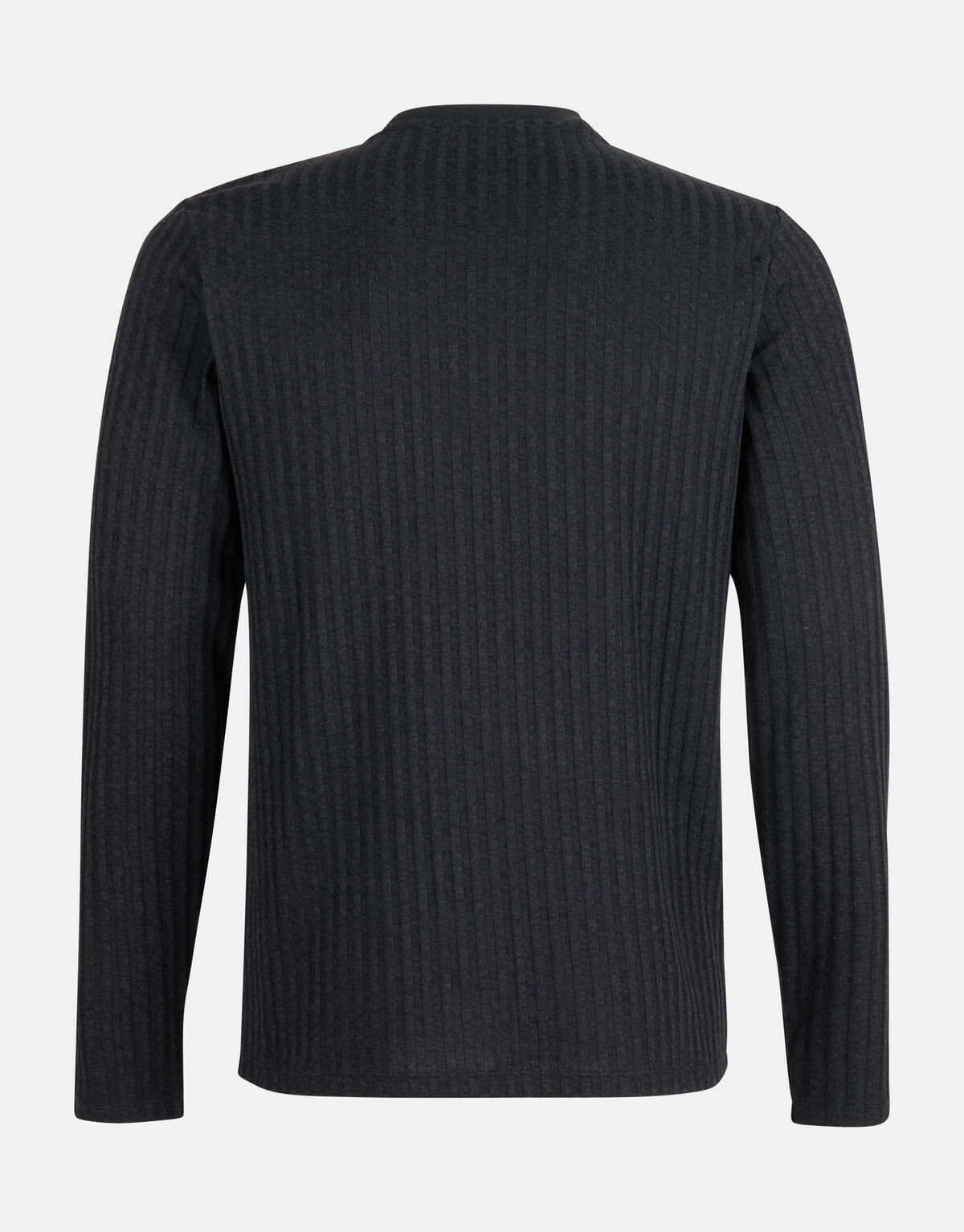 Rib T-shirt Zwart SHOEBY MEN