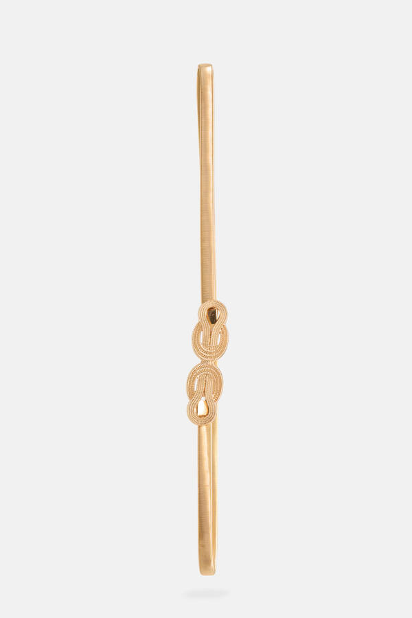 Elastische Riem Goud SHOEBY ACCESSOIRES