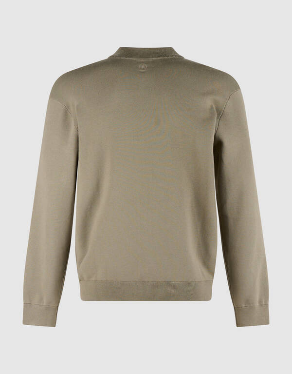 Gebreide Bomber Jack Groen SHOEBY MEN