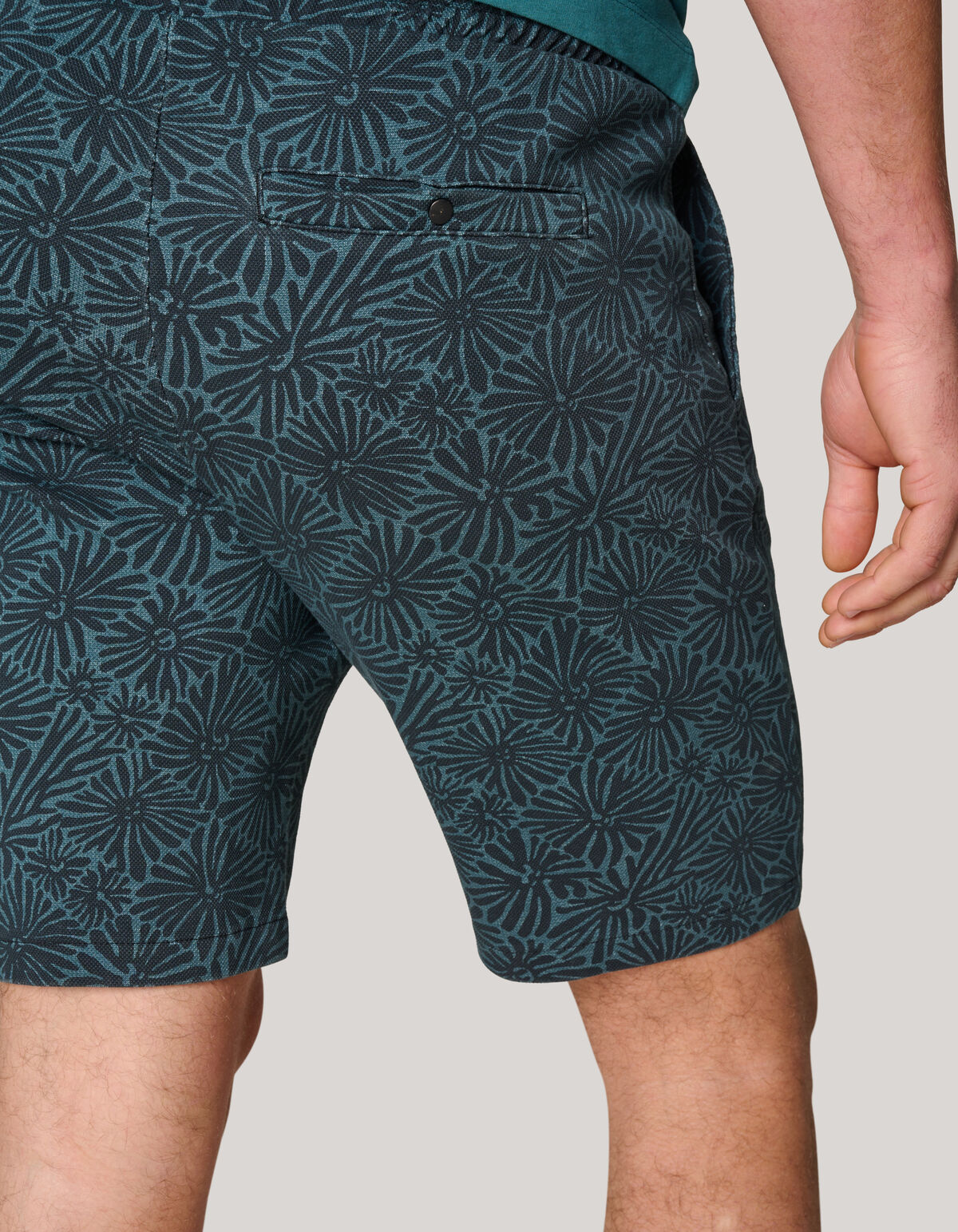 Printed Short Turquoise/Zwart SHOEBY MEN