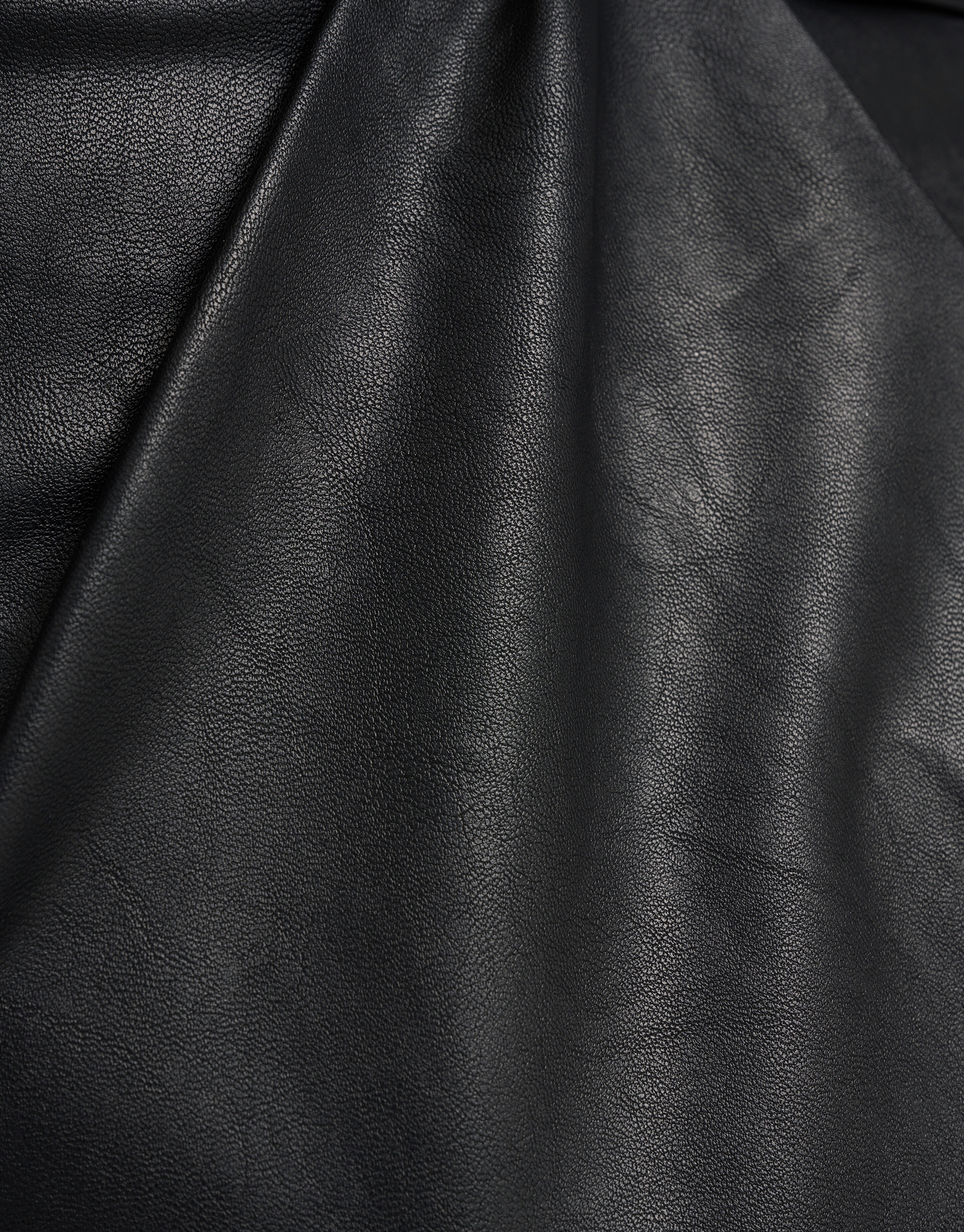 Vegan Leren Midi Rok Zwart By Mieke SHOEBY WOMEN