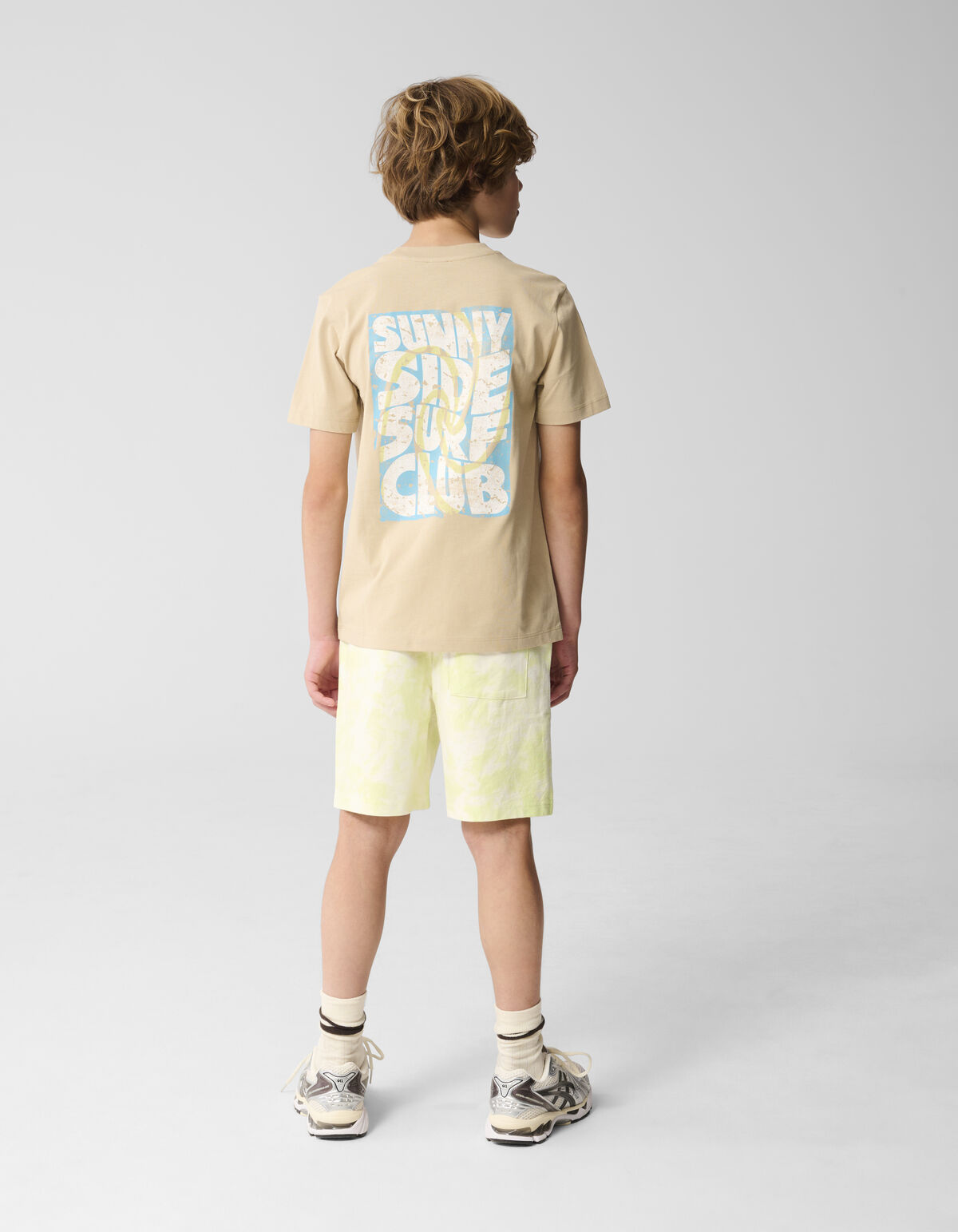 Sunny Side Artwork T-shirt Beige SHOEBY BOYS