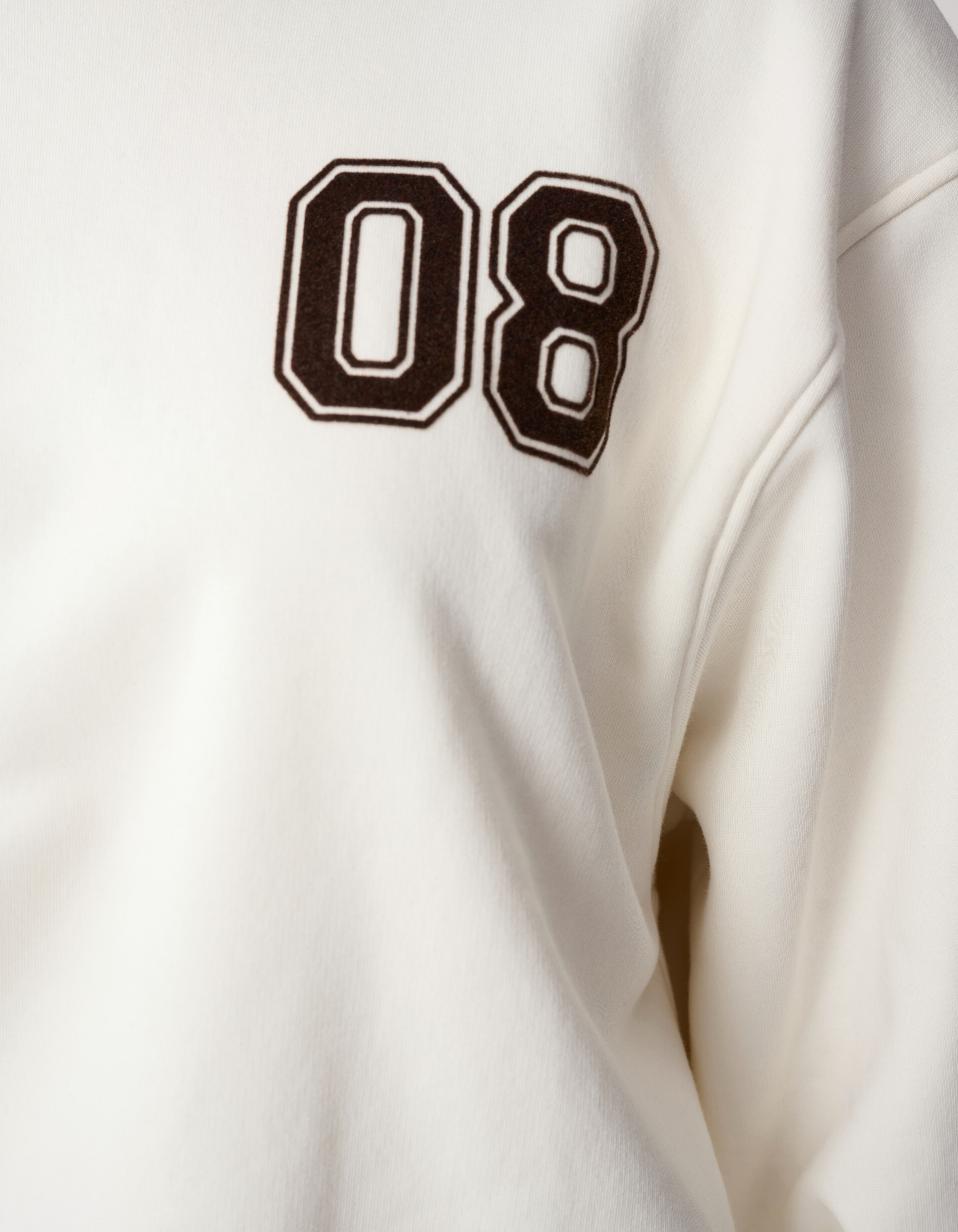 Varsity Cord Sweater Gebroken Wit SHOEBY WOMEN