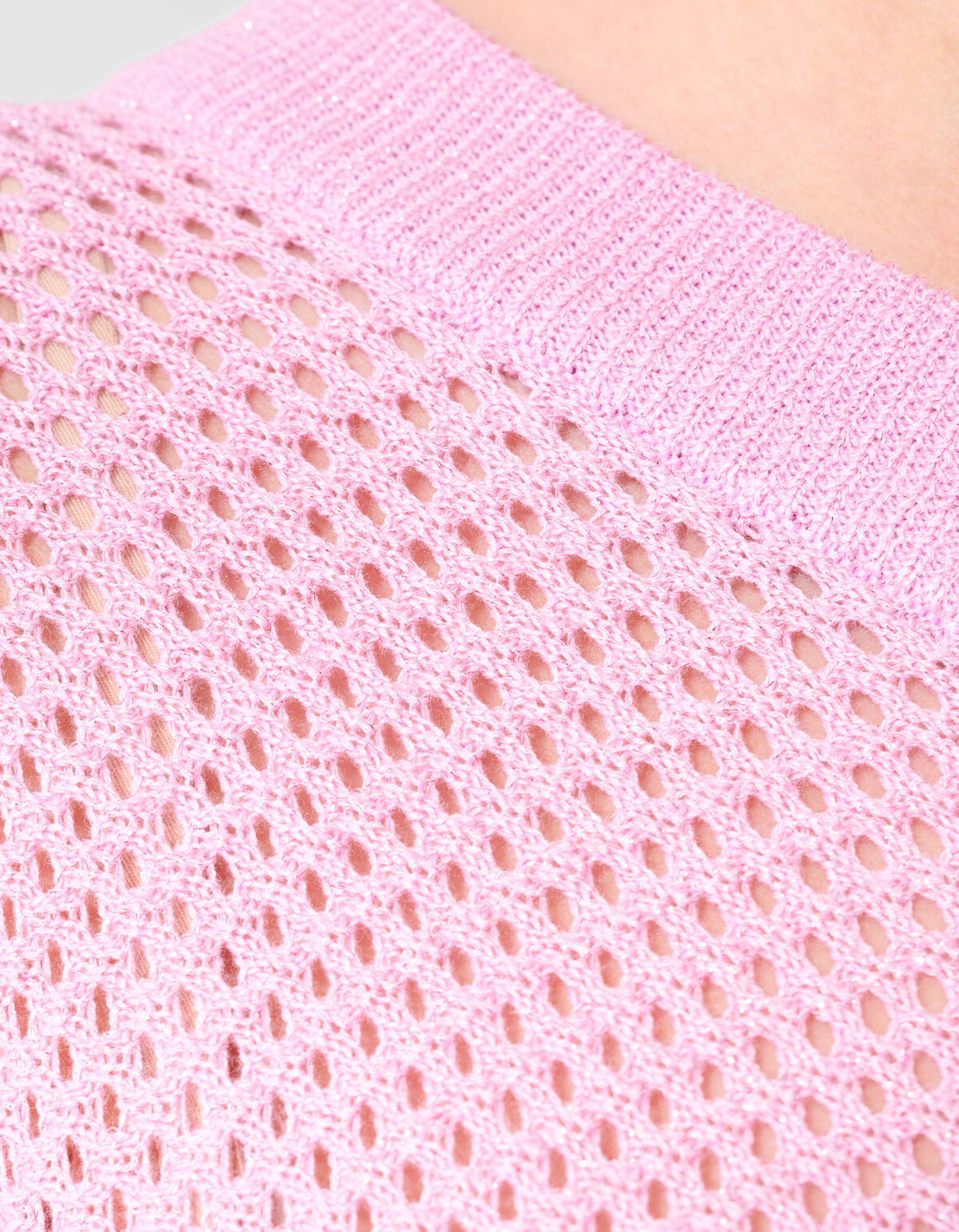 Glitter Ajour Trui Roze SHOEBY WOMEN