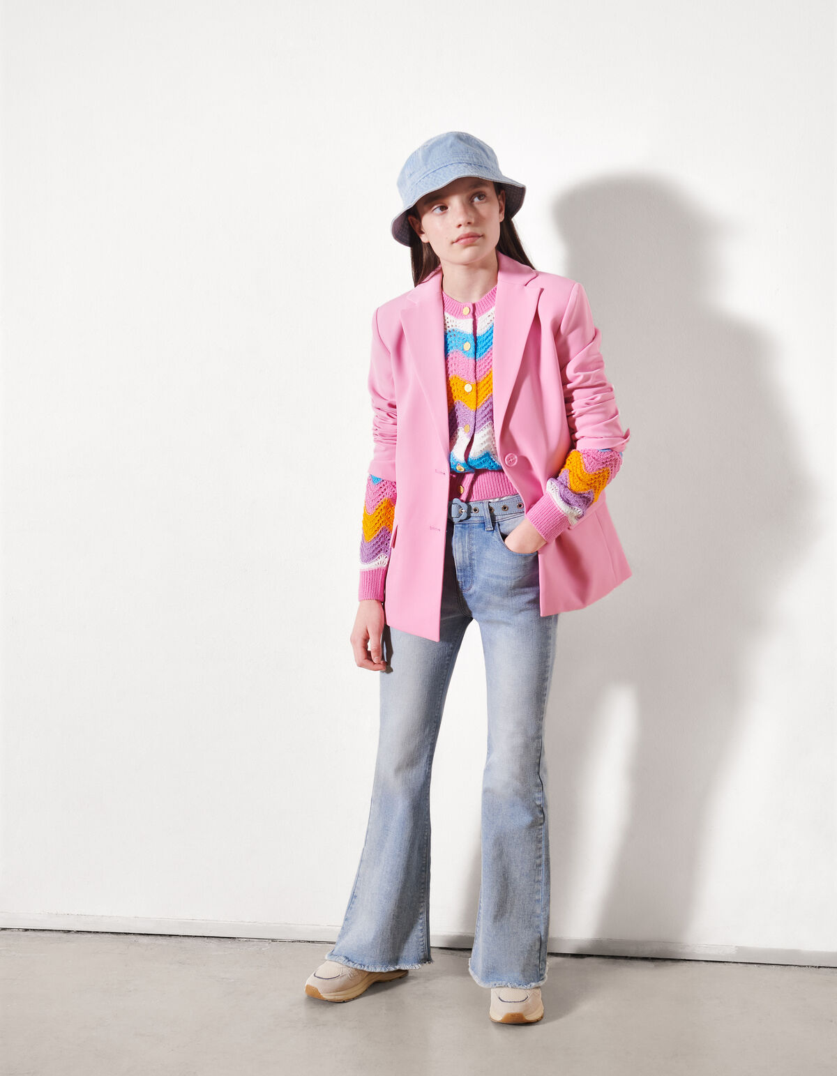 Basis Blazer Lichtroze SHOEBY GIRLS