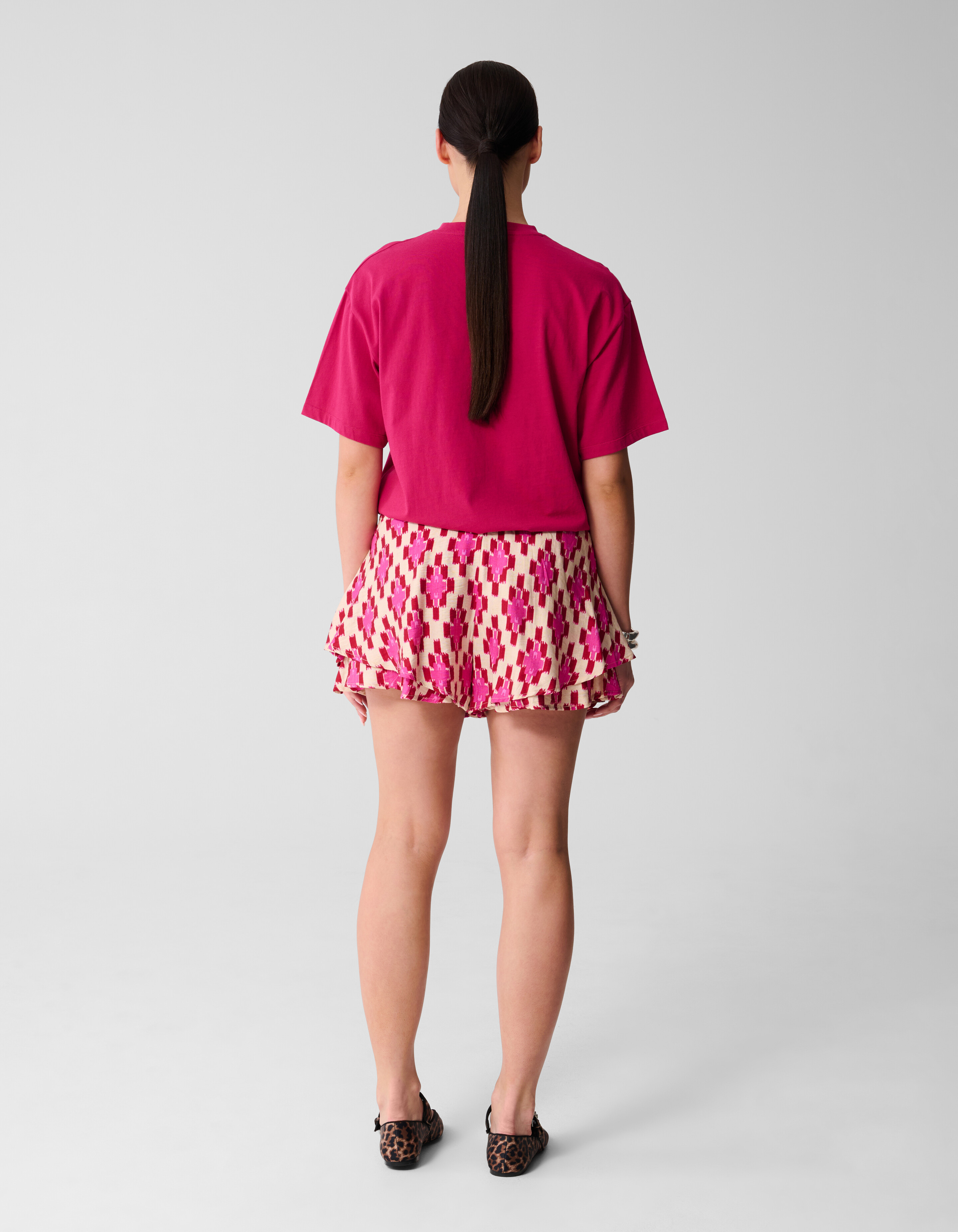 Club Amour T-shirt Roze/Rood SHOEBY WOMEN