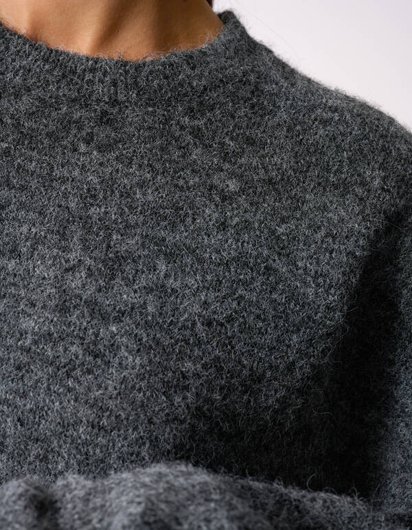 Gebreide Trui Donkergrijs By Anna SHOEBY WOMEN