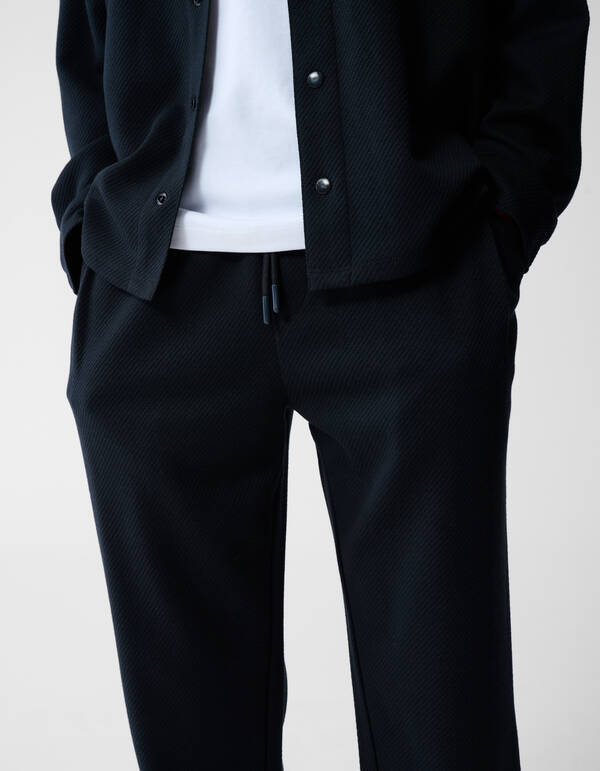 Structuur Broek Donkergrijs SHOEBY BOYS