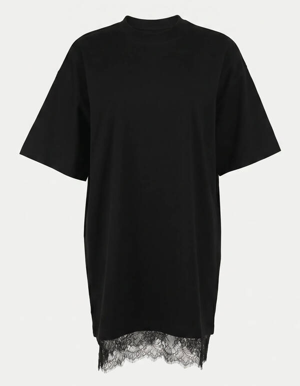 Kanten Mini Jurk Zwart SHOEBY WOMEN