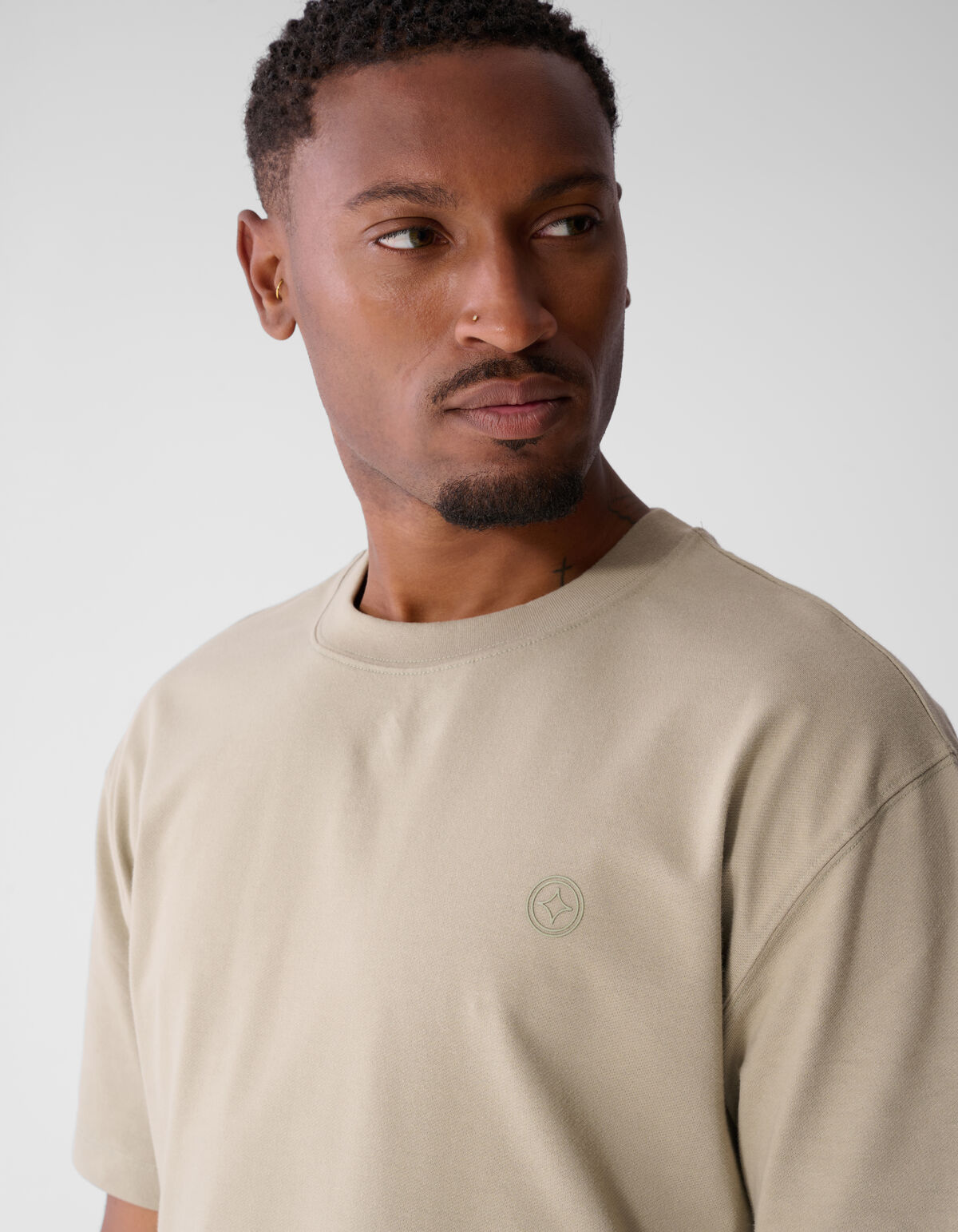 Keper Graphic T-shirt Lichtgroen SHOEBY MEN