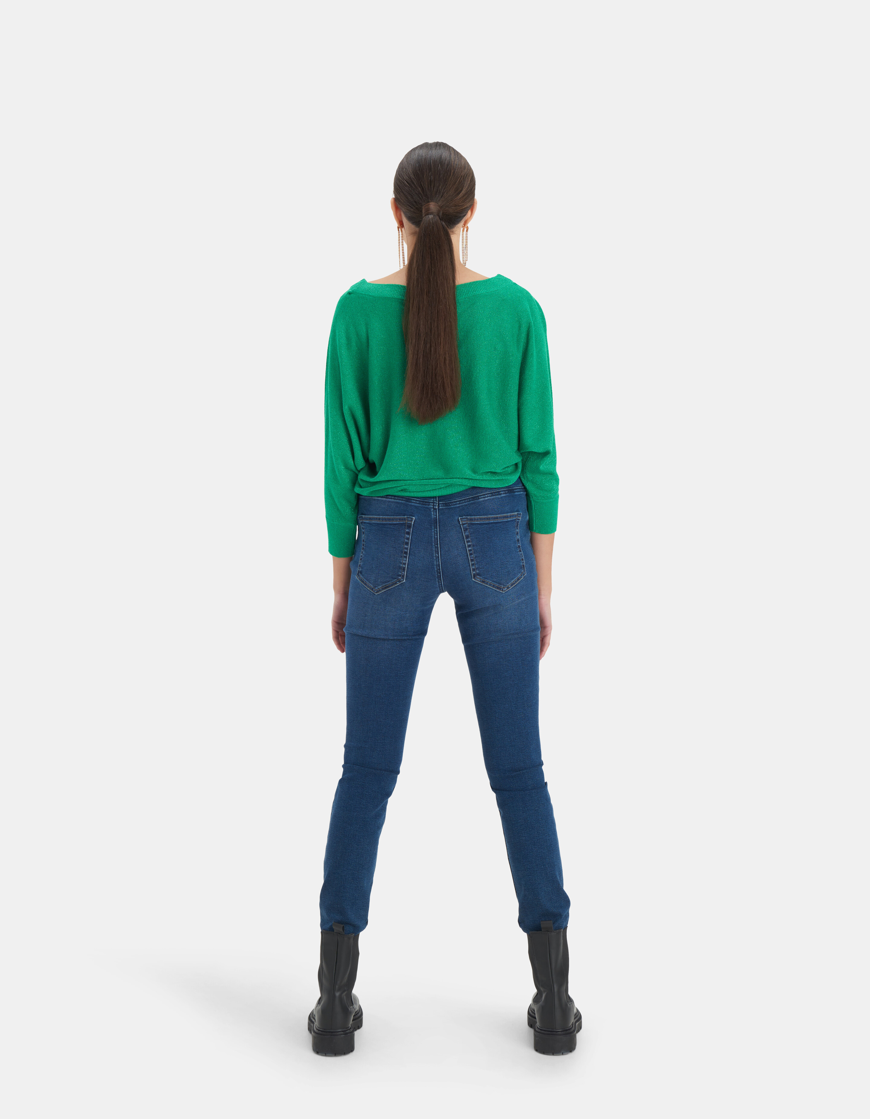 Skinny Jeans Middenblauw L34 Eksept