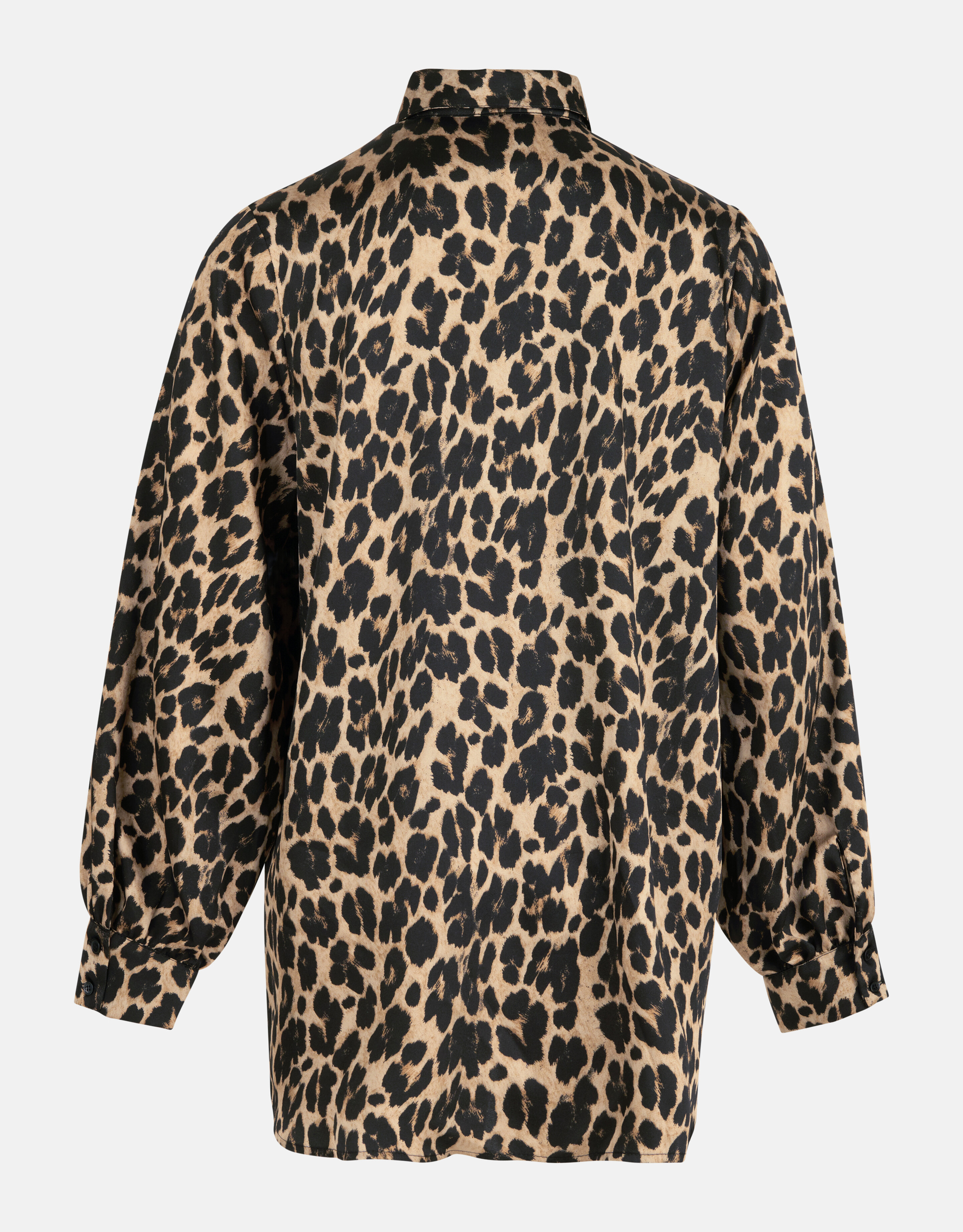 Leopard Print Blouse Taupe SHOEBY WOMEN